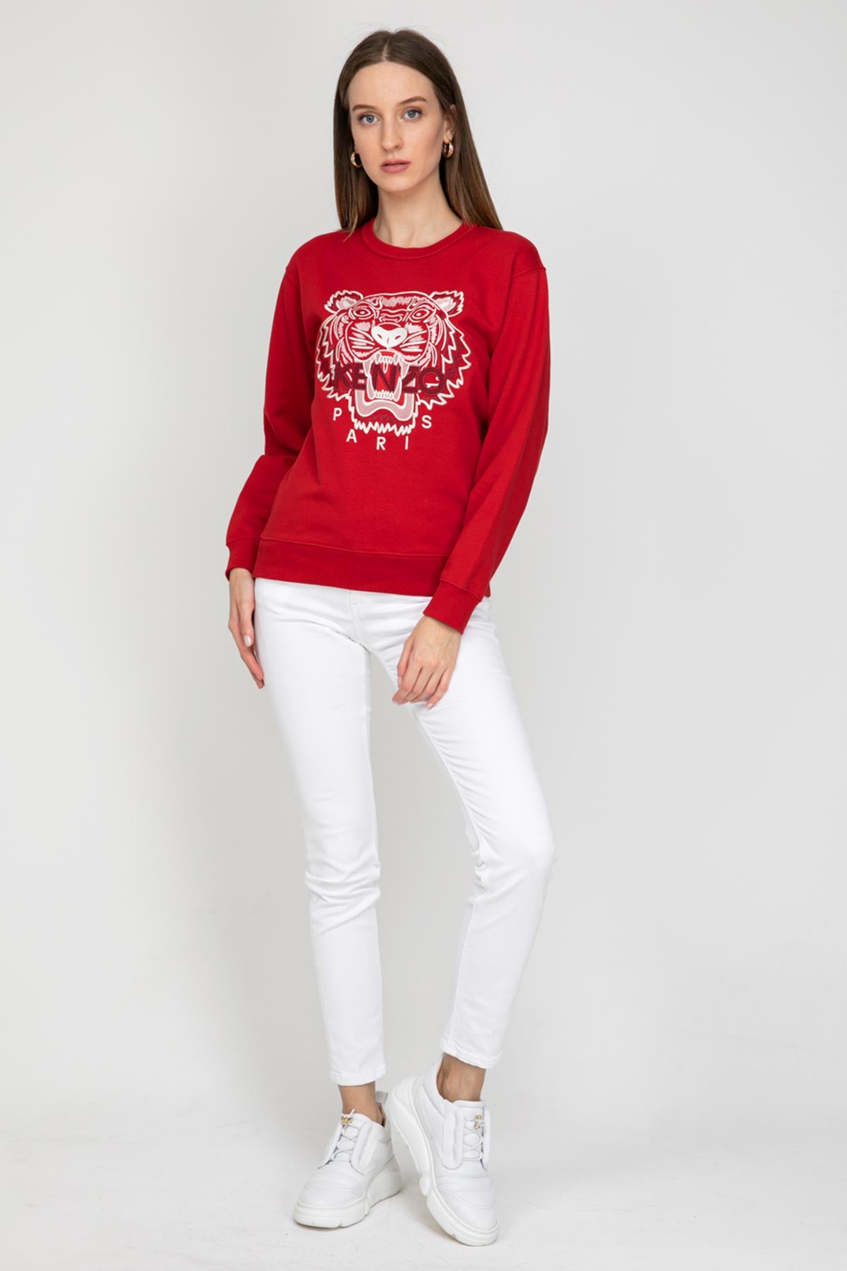Kenzo Kaplan Logolu Sweatshirt-Libas Trendy Fashion Store