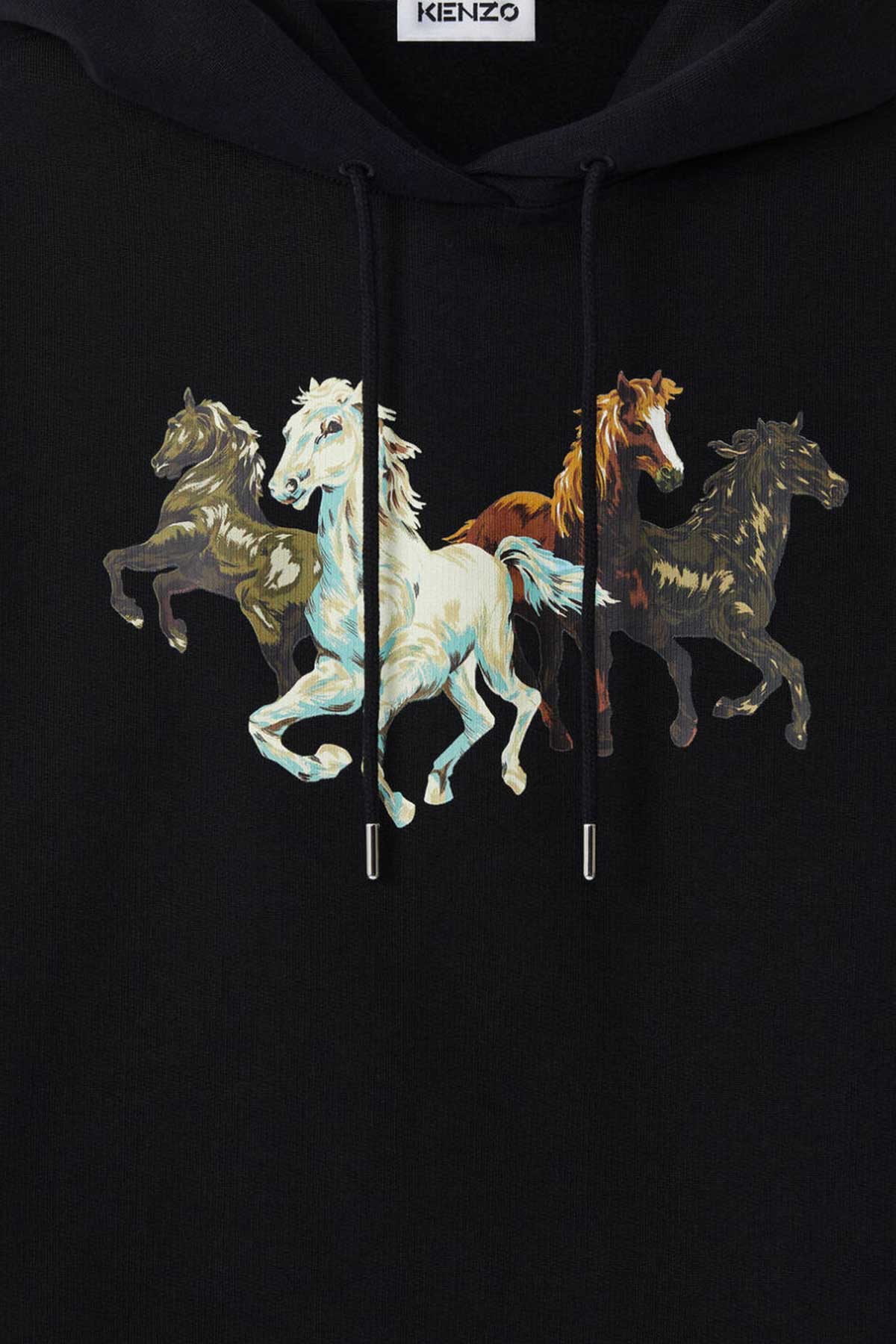 Kenzo Horses Kapüşonlu Sweatshirt-Libas Trendy Fashion Store