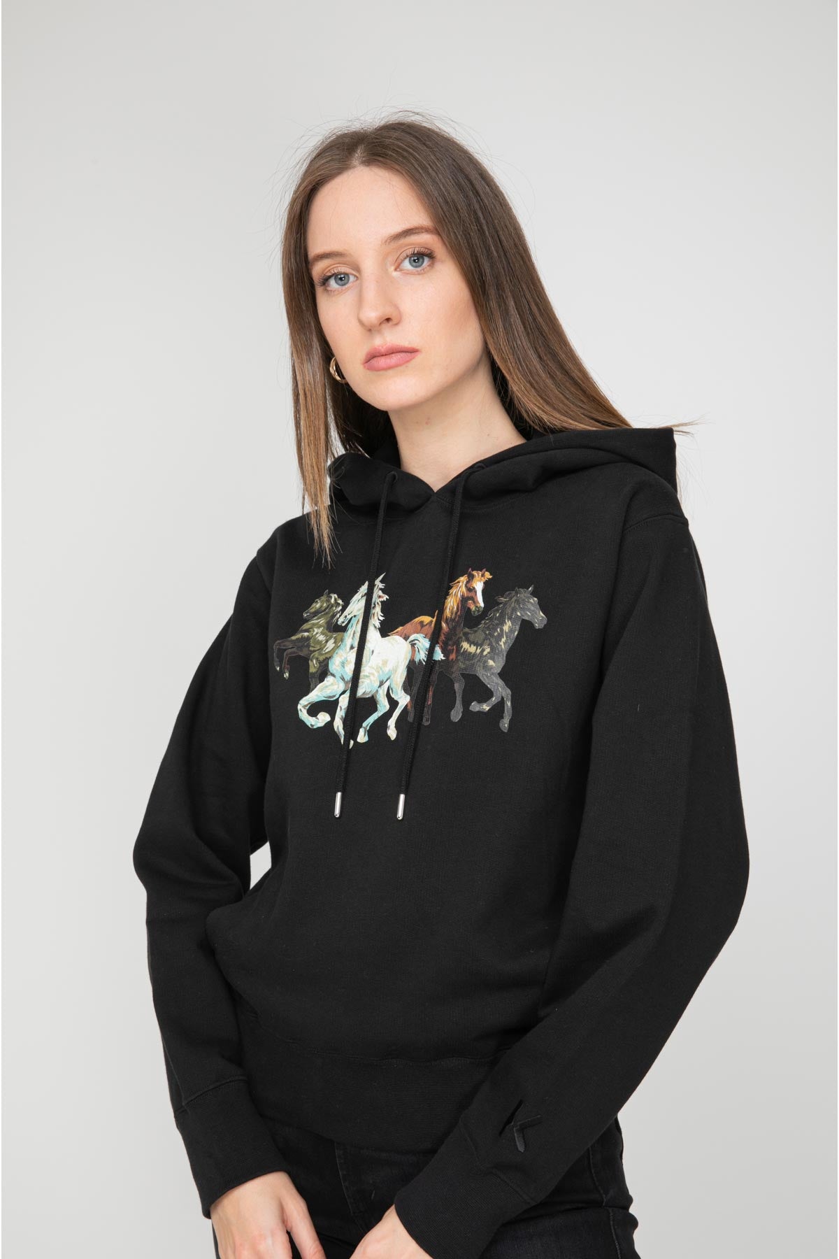 Kenzo Horses Kapüşonlu Sweatshirt-Libas Trendy Fashion Store