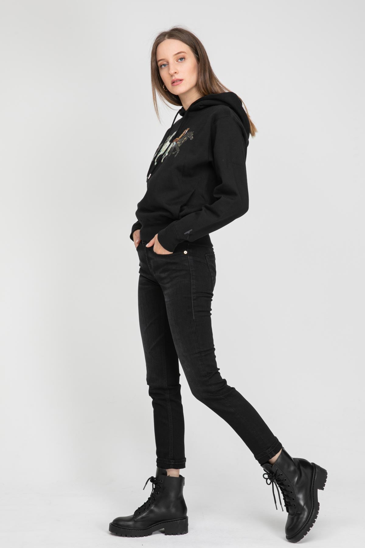 Kenzo Horses Kapüşonlu Sweatshirt-Libas Trendy Fashion Store