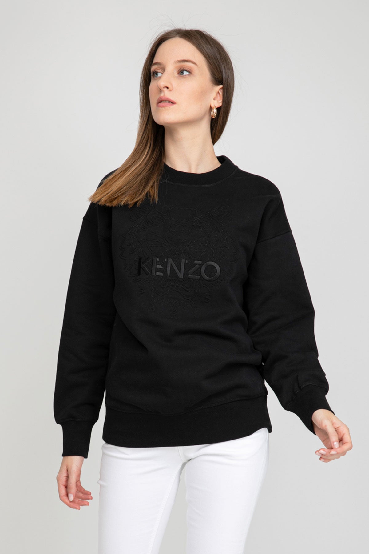 Kenzo Kaplan Logolu Sweatshirt-Libas Trendy Fashion Store