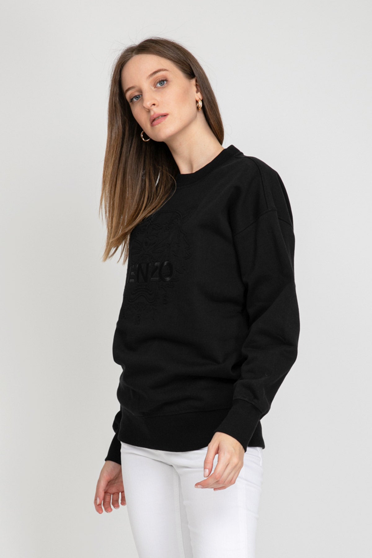 Kenzo Kaplan Logolu Sweatshirt-Libas Trendy Fashion Store