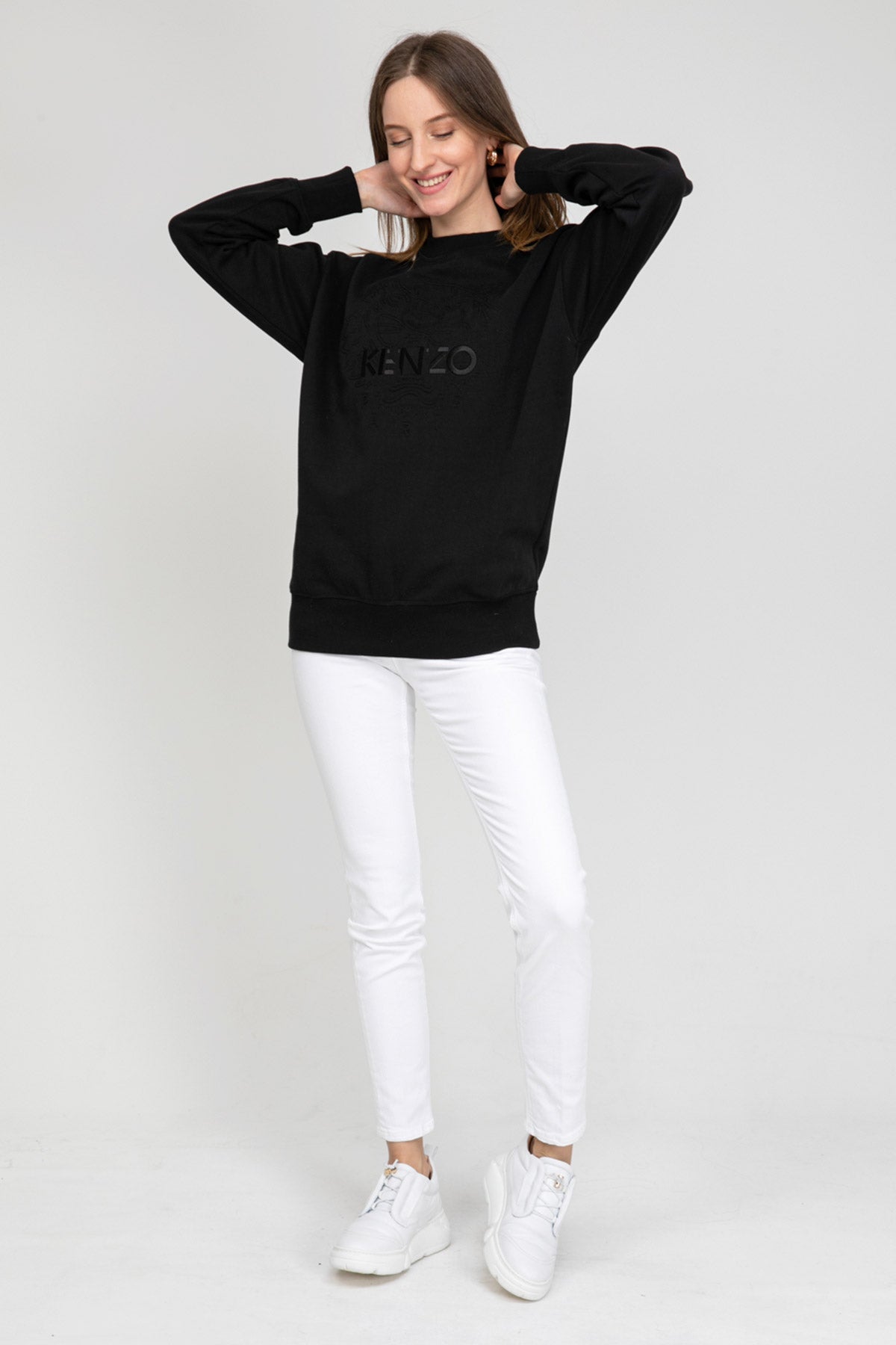 Kenzo Kaplan Logolu Sweatshirt-Libas Trendy Fashion Store
