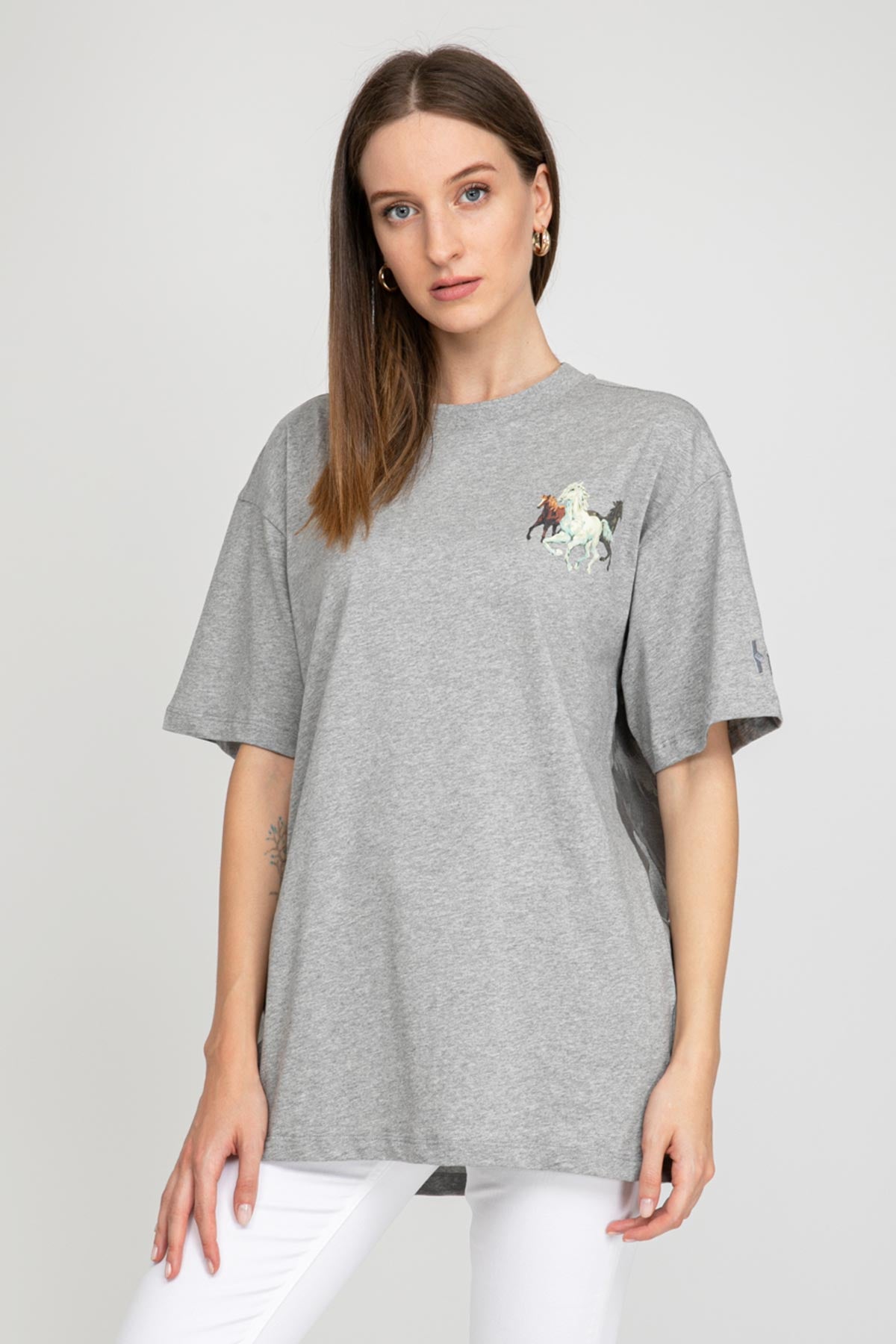 Kenzo Oversize Horses T-shirt-Libas Trendy Fashion Store