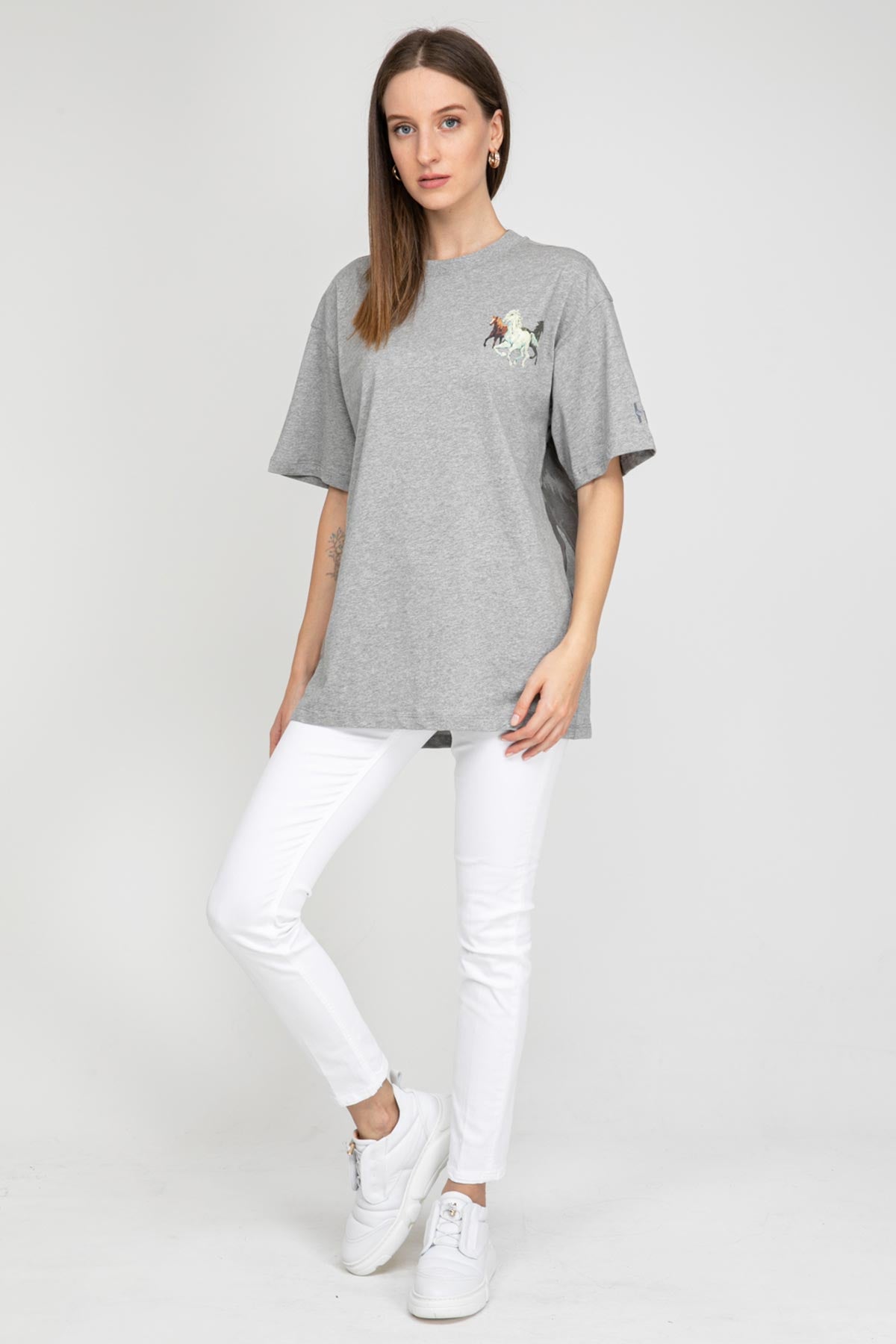 Kenzo Oversize Horses T-shirt-Libas Trendy Fashion Store