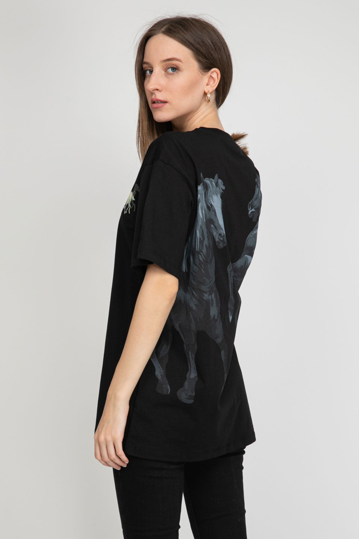 Kenzo Oversize Horses T-shirt-Libas Trendy Fashion Store