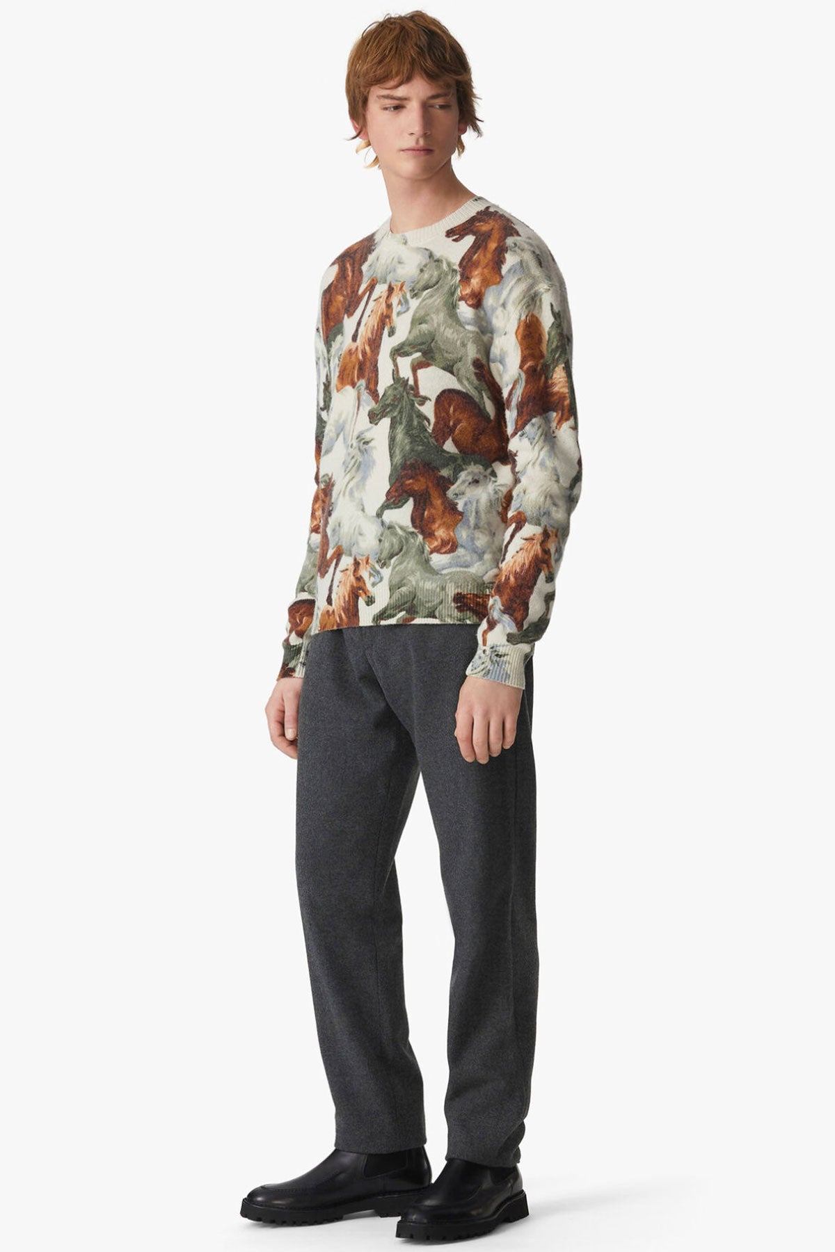 Kenzo Horses Yün Triko-Libas Trendy Fashion Store