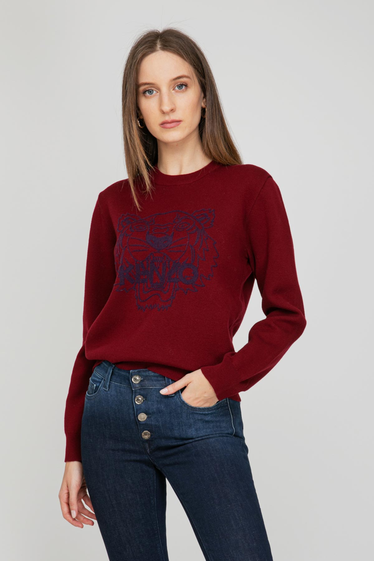 Kenzo Kaplan Logolu Triko-Libas Trendy Fashion Store