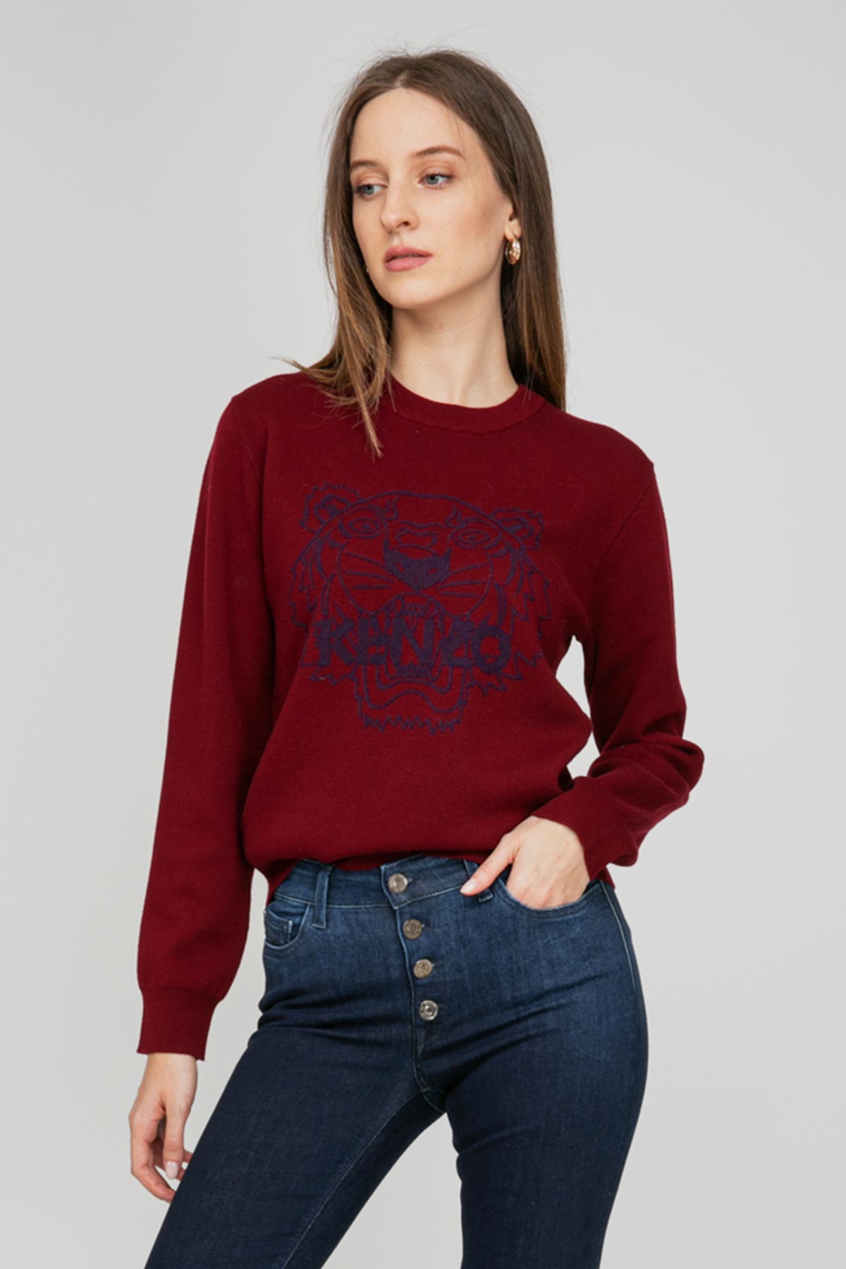 Kenzo Kaplan Logolu Triko-Libas Trendy Fashion Store