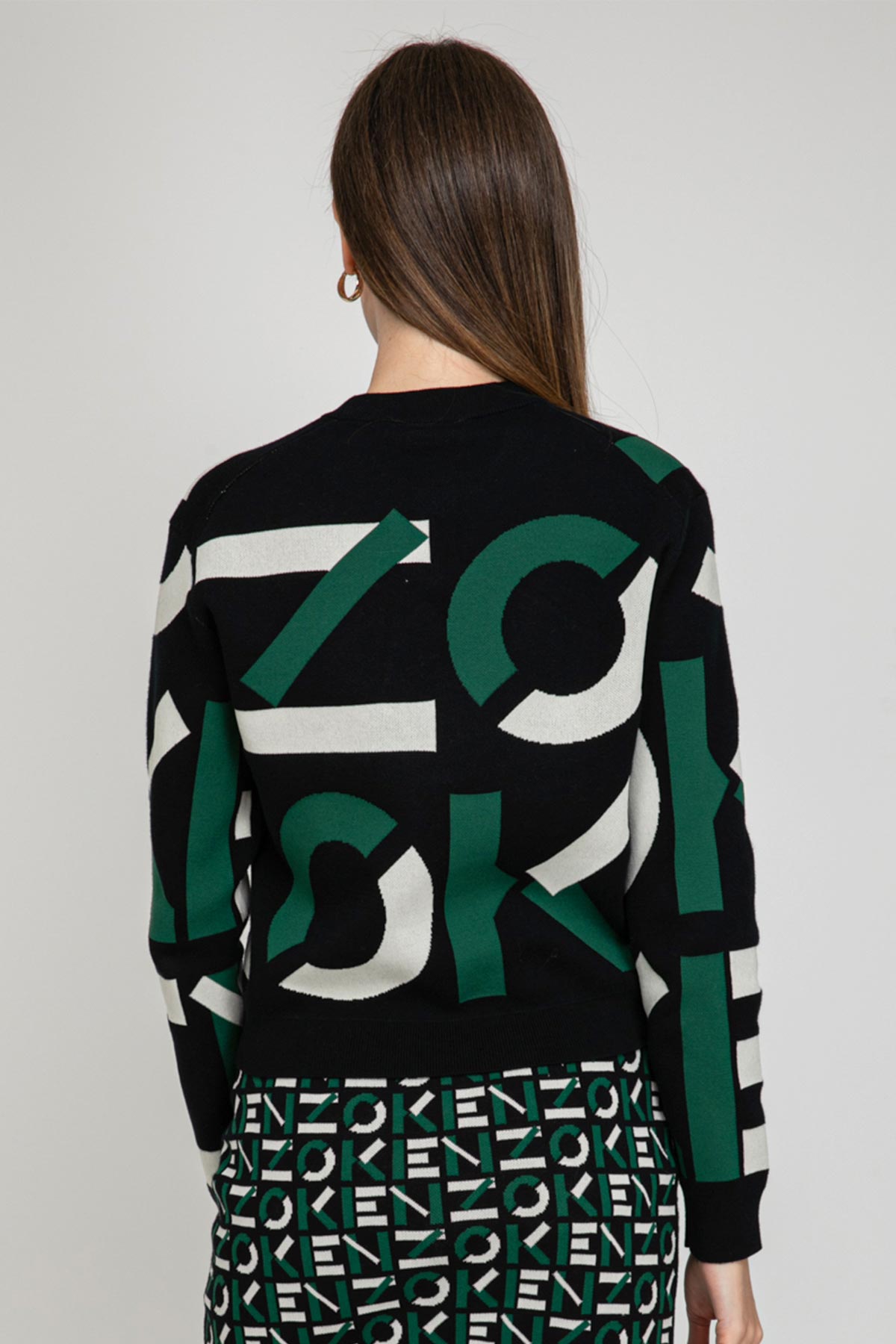 Kenzo Monogram Triko-Libas Trendy Fashion Store