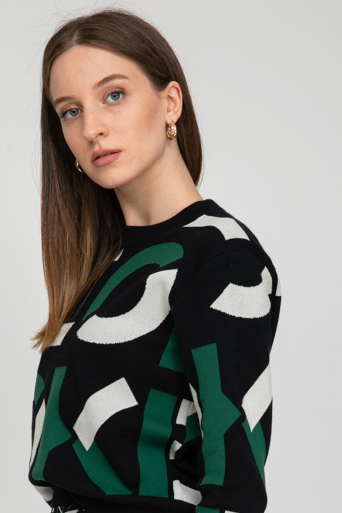 Kenzo Monogram Triko-Libas Trendy Fashion Store