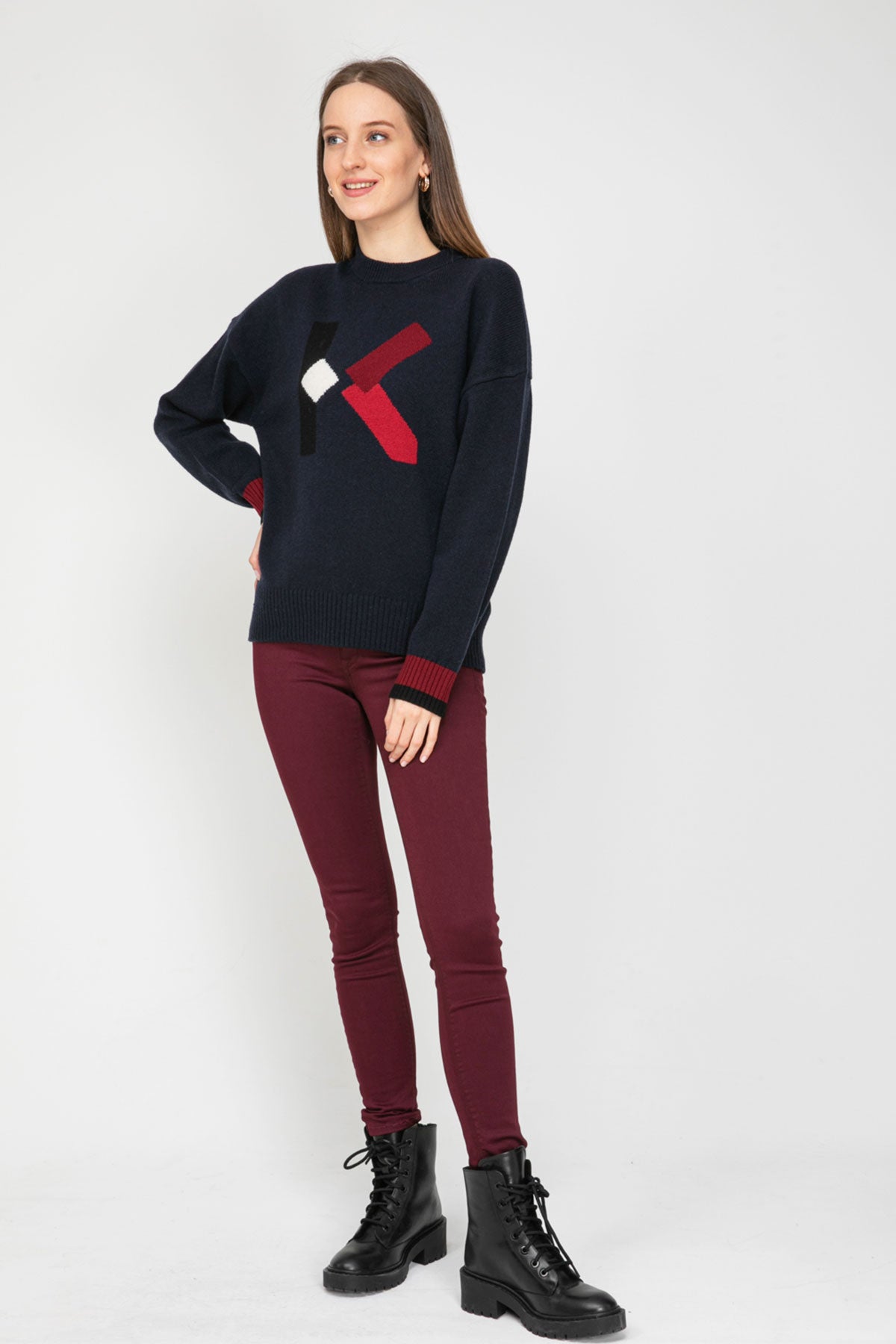 Kenzo Logo Triko-Libas Trendy Fashion Store