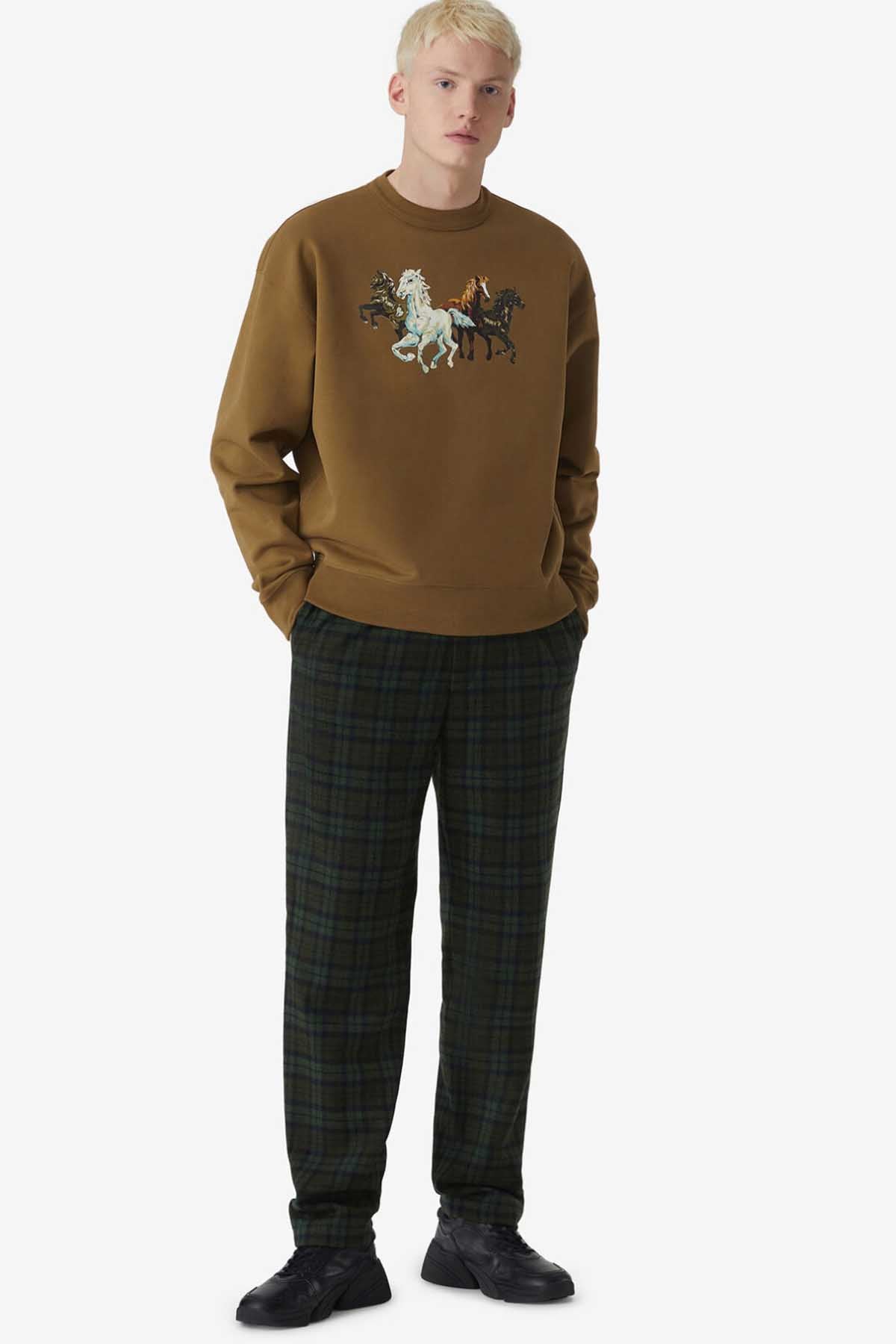 Kenzo Horses Sweatshirt-Libas Trendy Fashion Store
