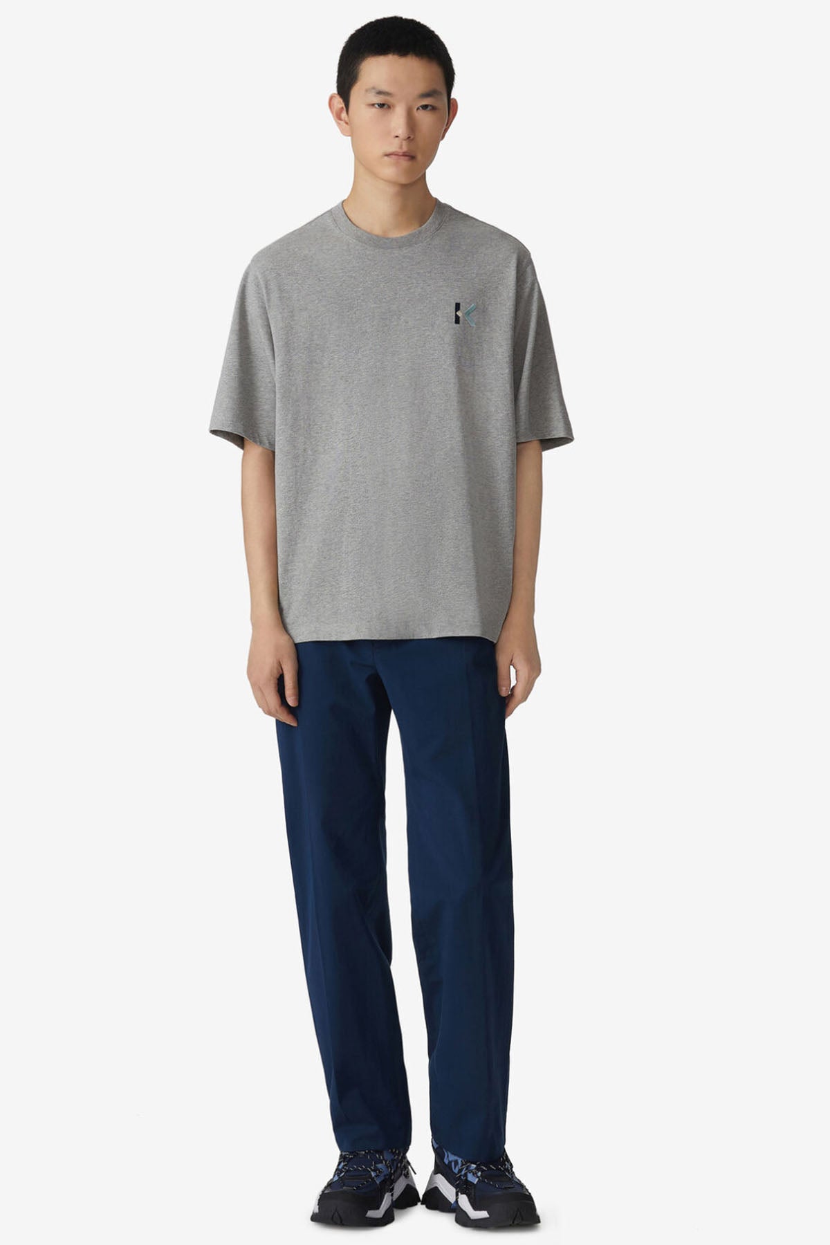 Kenzo Oversize K Logolu T-shirt-Libas Trendy Fashion Store
