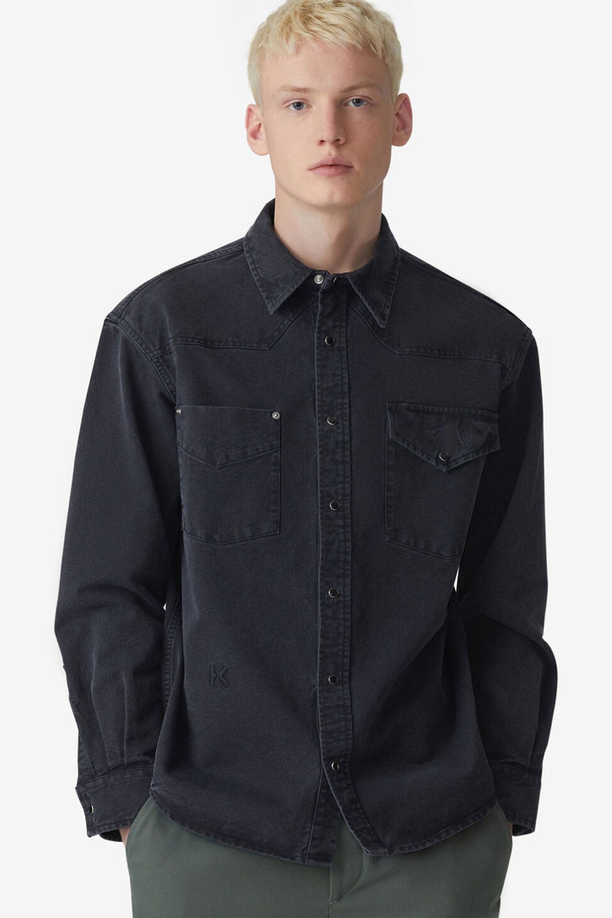 Kenzo Kapaklı Cep Denim Gömlek-Libas Trendy Fashion Store