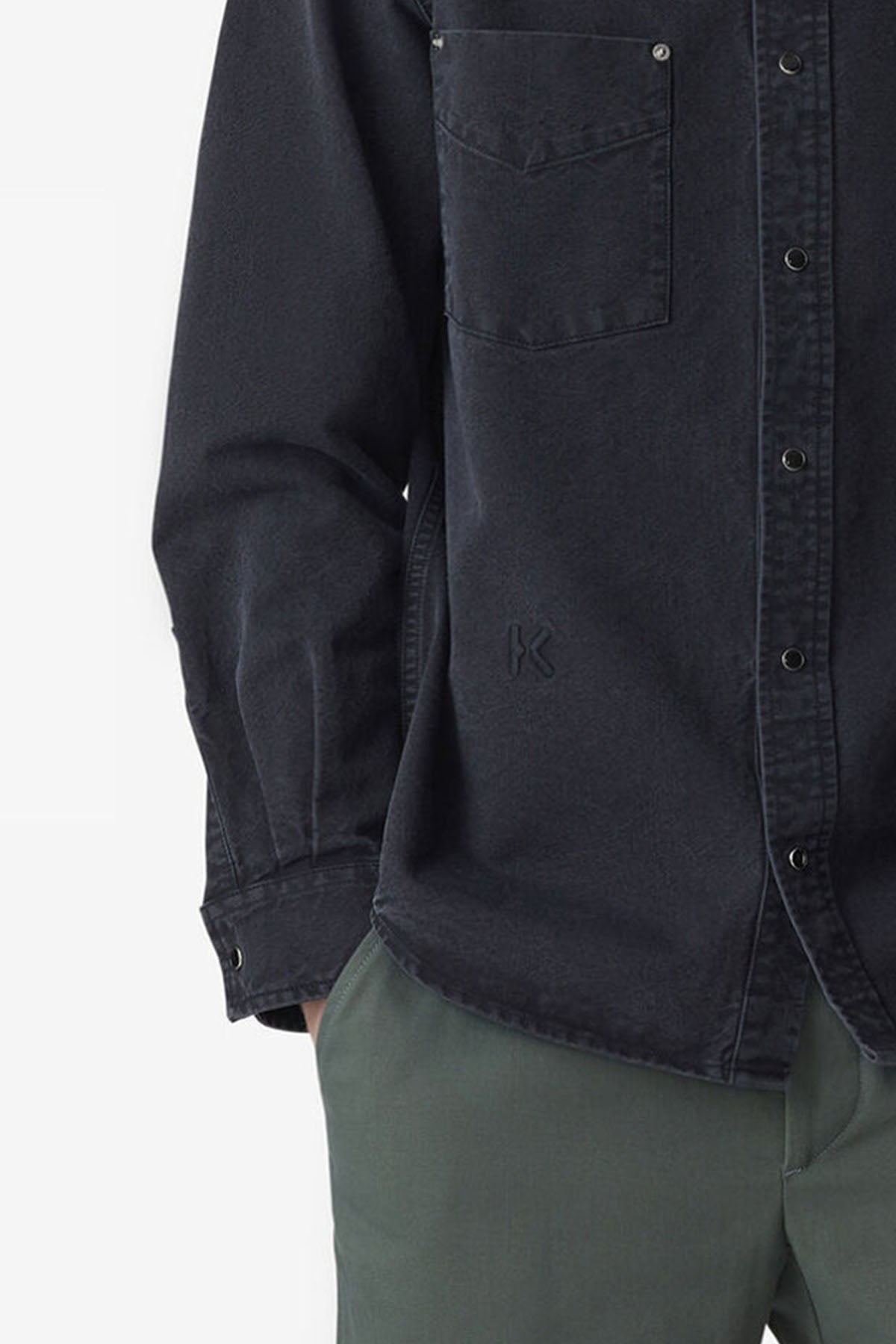 Kenzo Kapaklı Cep Denim Gömlek-Libas Trendy Fashion Store