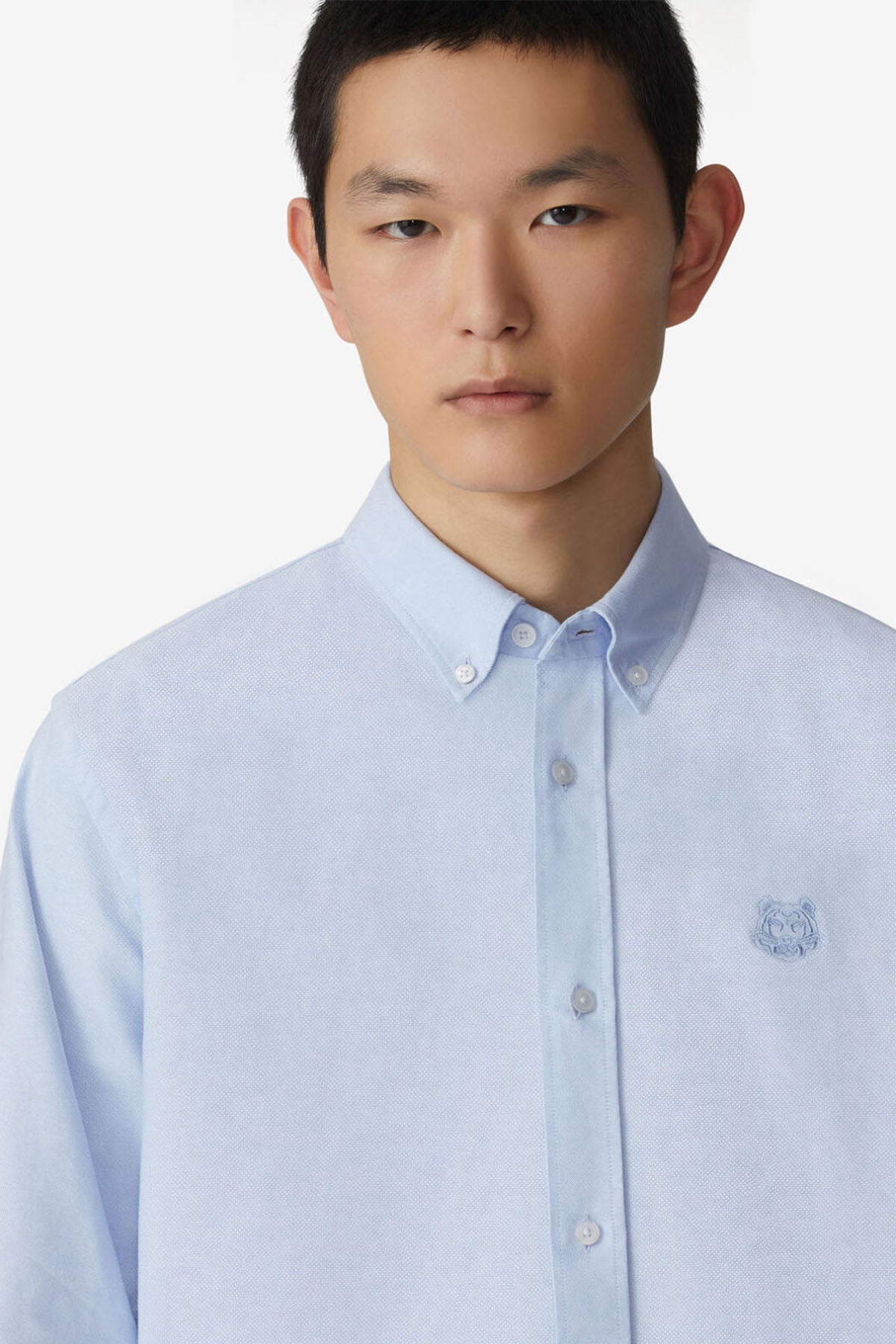 Kenzo Casual Fit Kaplan Logolu Düğmeli Yaka Gömlek-Libas Trendy Fashion Store