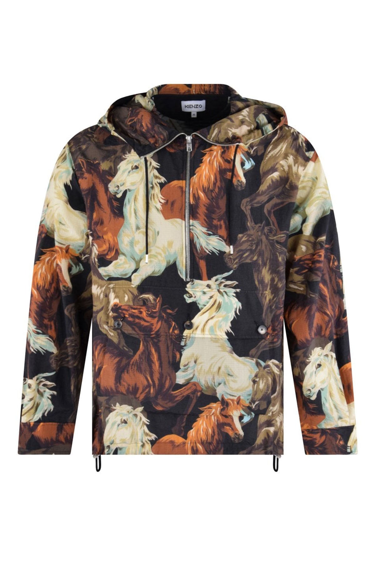 Kenzo Horses Anorak Sweatshirt-Libas Trendy Fashion Store