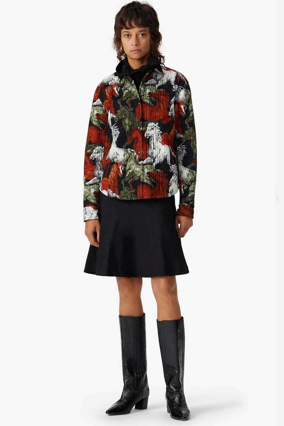 Kenzo Horses Kapitone Gömlek Ceket-Libas Trendy Fashion Store