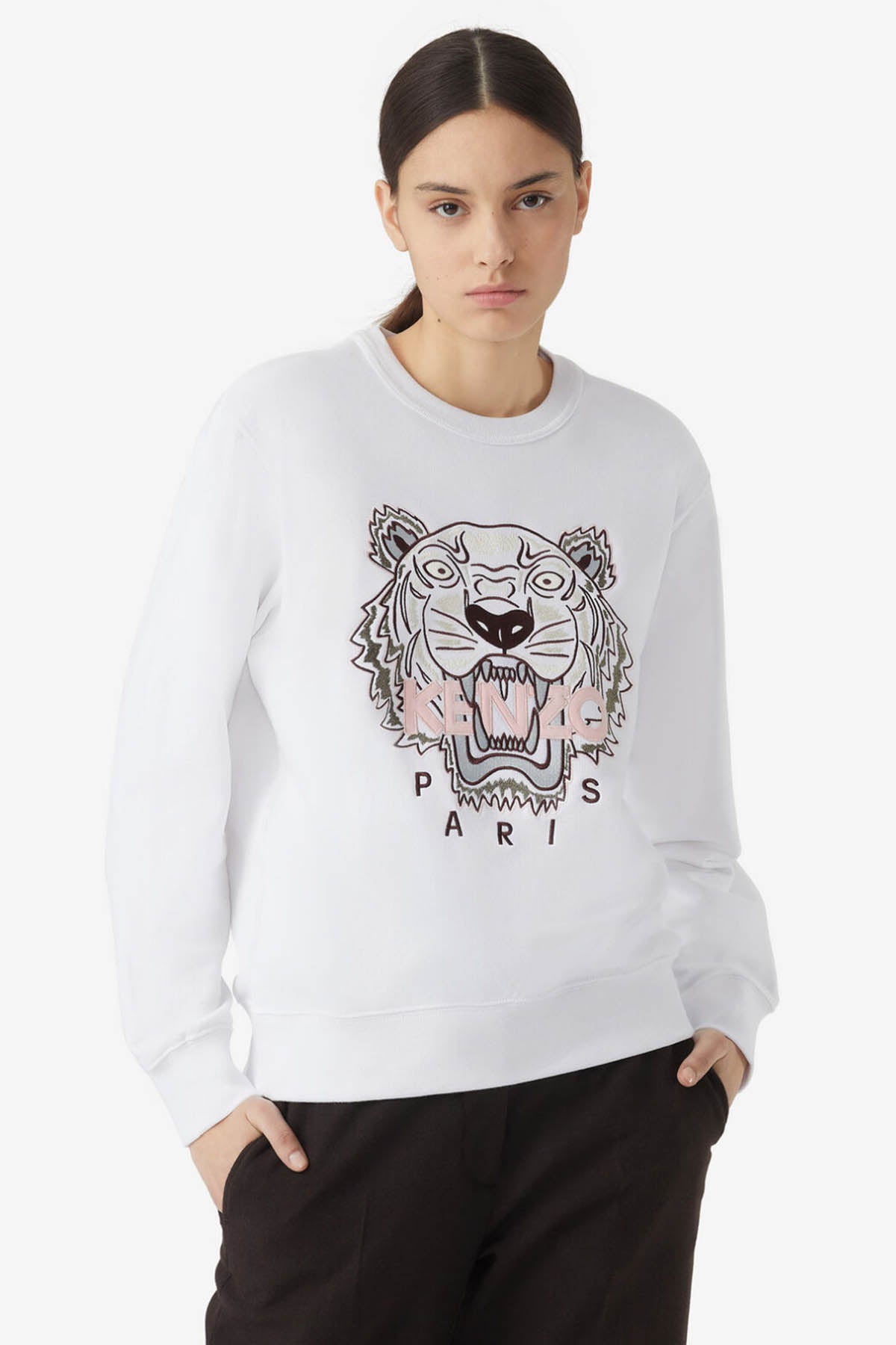 Kenzo Kaplan Logolu Sweatshirt-Libas Trendy Fashion Store