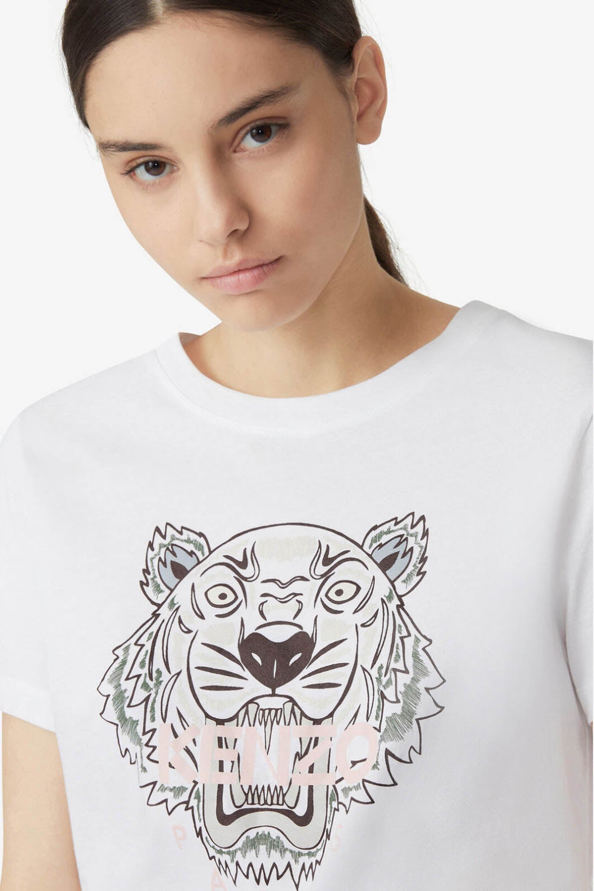 Kenzo Kaplan Logolu T-shirt-Libas Trendy Fashion Store
