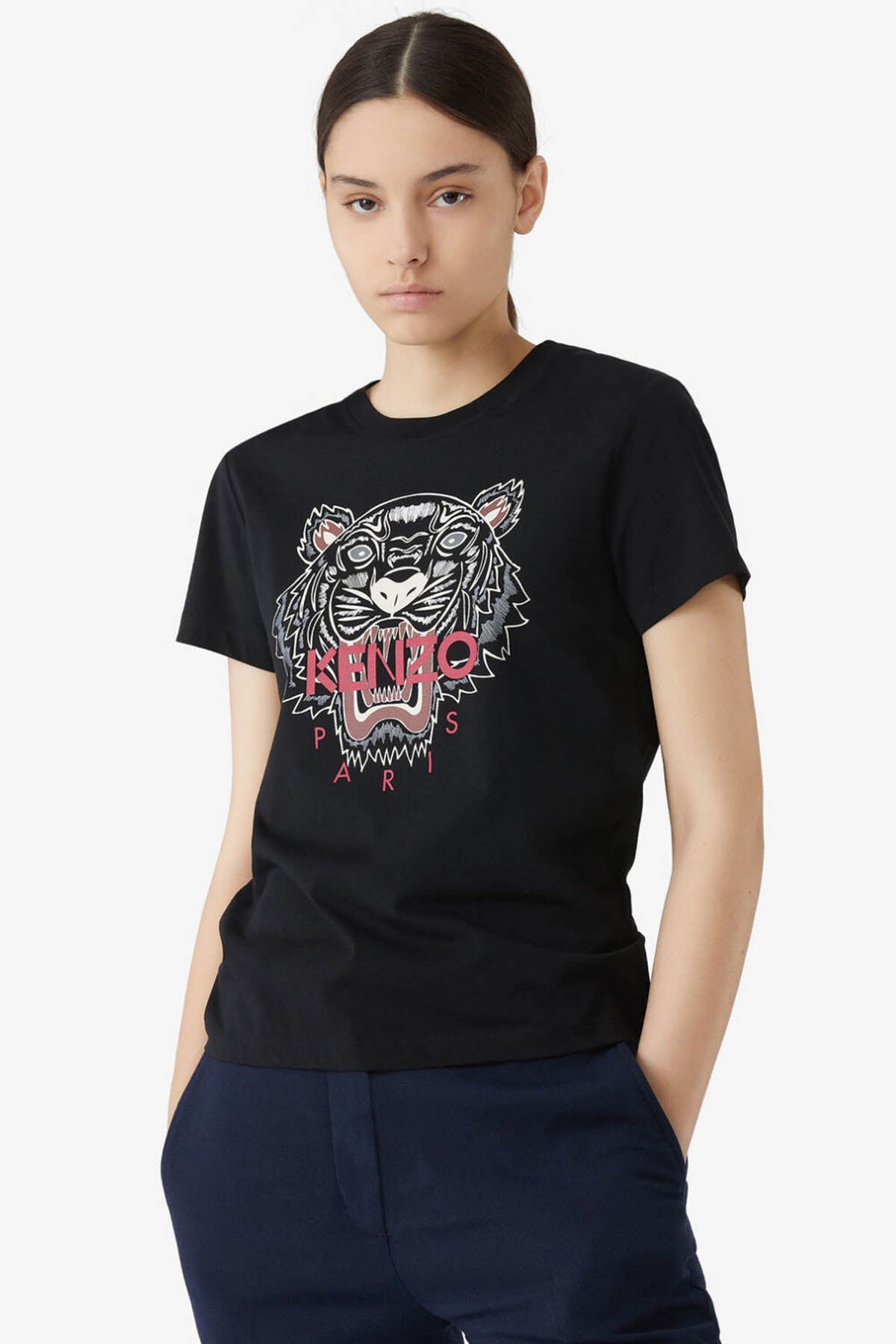 Kenzo Kaplan Logolu T-shirt-Libas Trendy Fashion Store