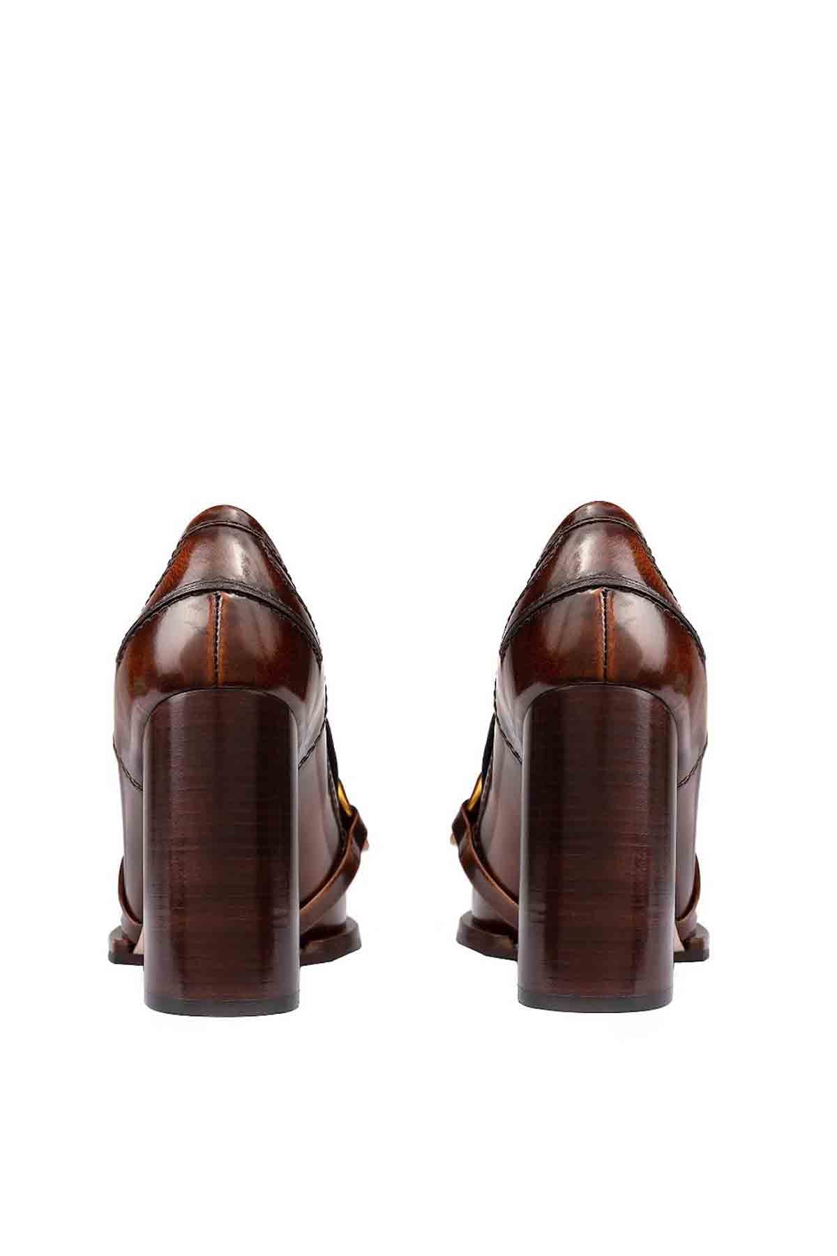 No21 Zincir Aksesuarlı Topuklu Ayakkabı-Libas Trendy Fashion Store