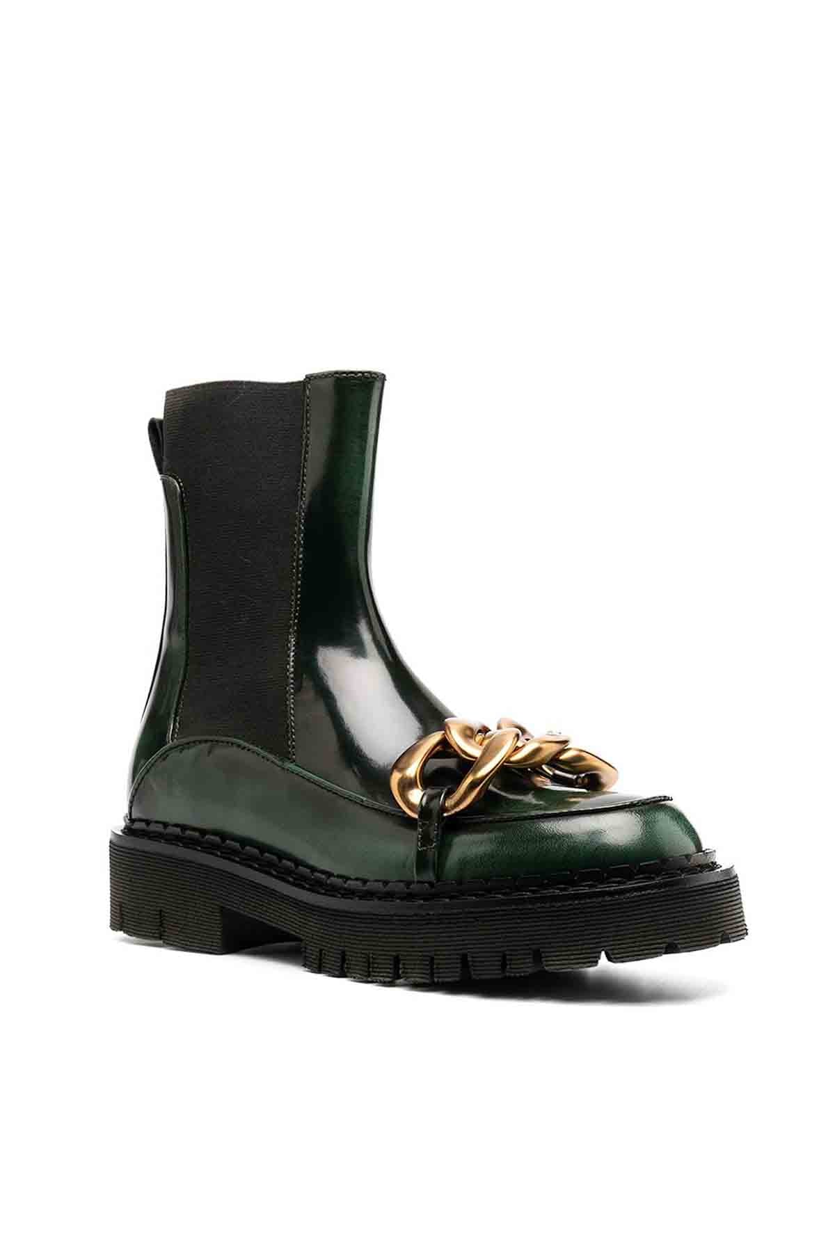 No21 Zincir Aksesuarlı Bot-Libas Trendy Fashion Store