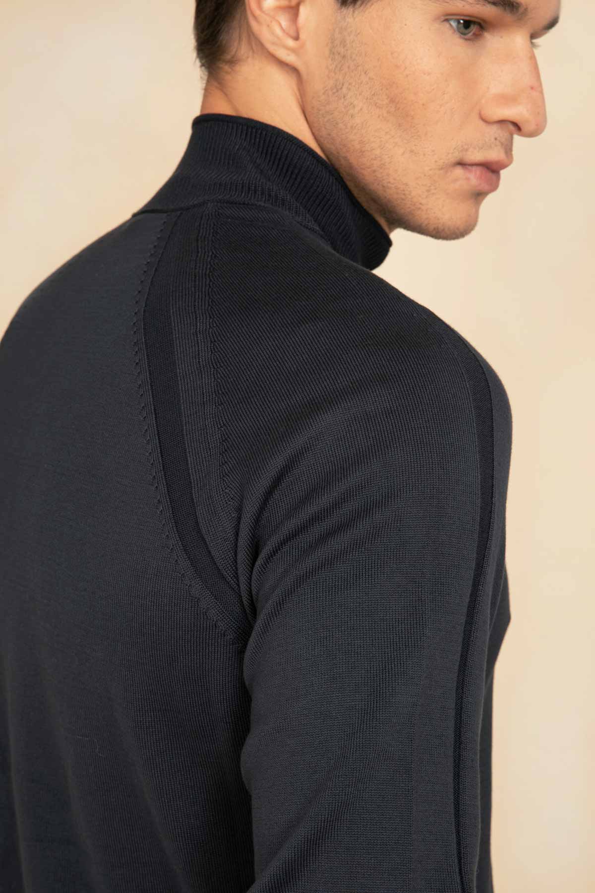 Transit Yarım Balıkçı Yaka Triko-Libas Trendy Fashion Store