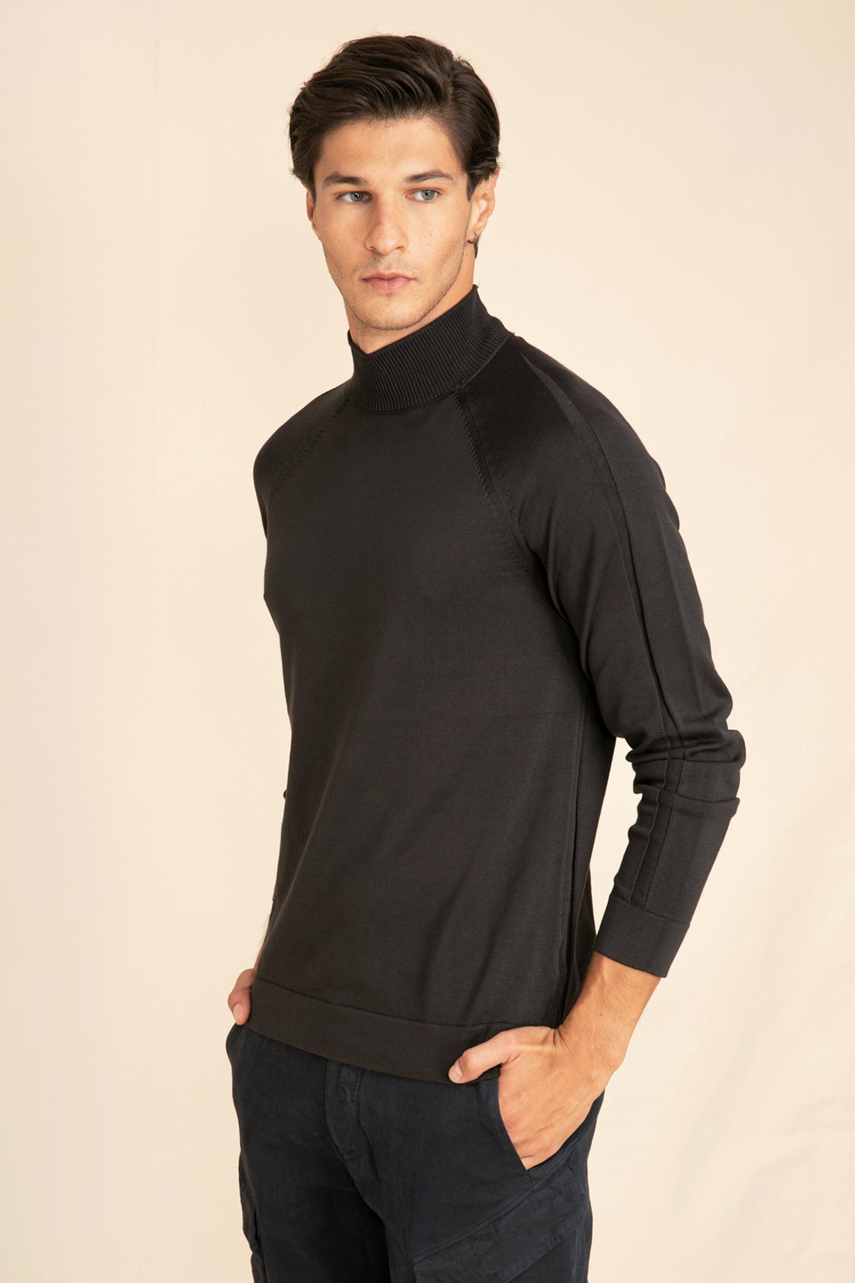 Transit Yarım Balıkçı Yaka Triko-Libas Trendy Fashion Store