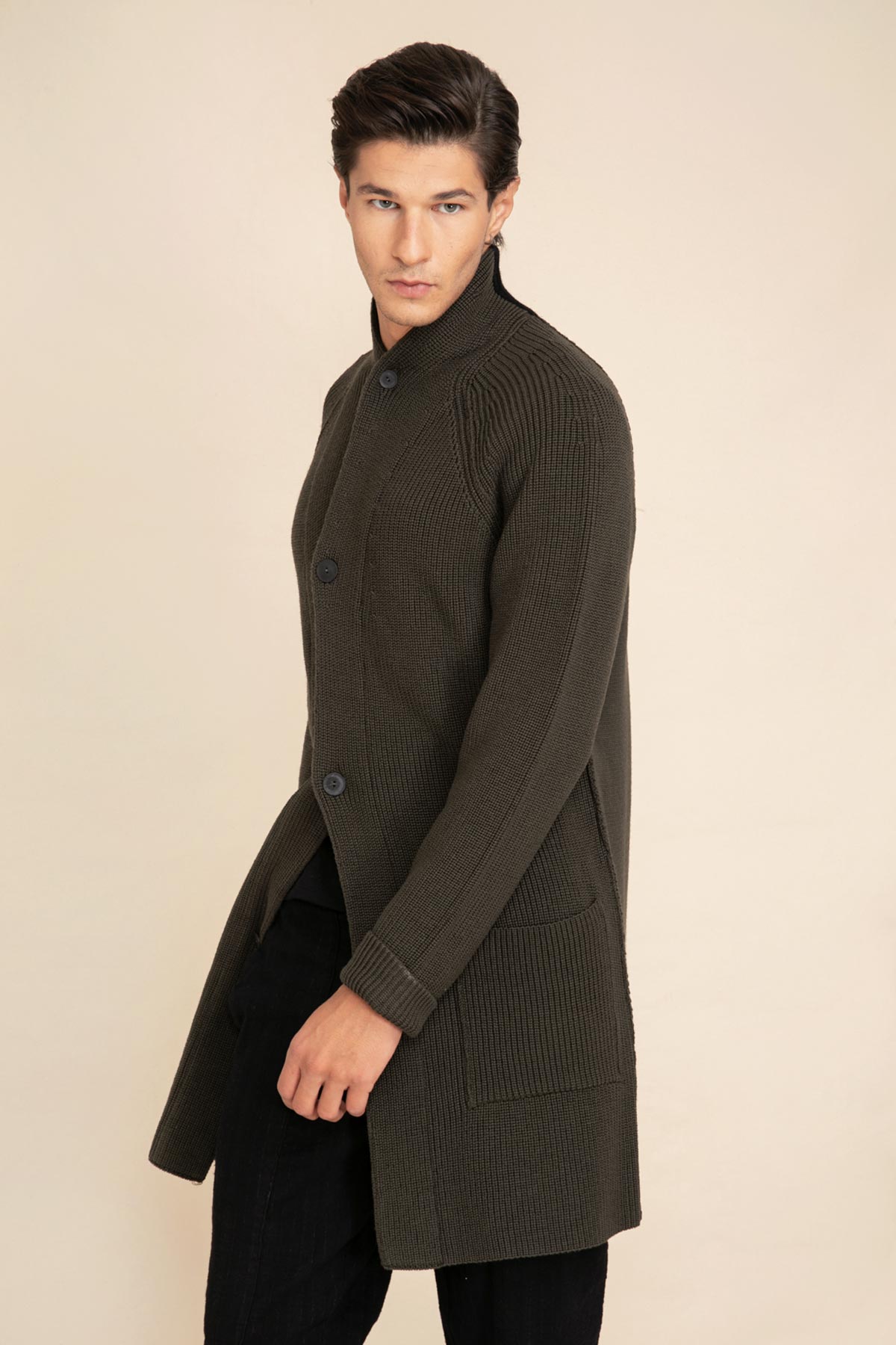 Transit Uzun Yün Ceket-Libas Trendy Fashion Store