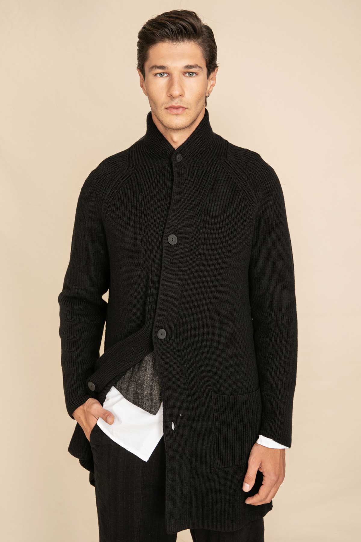 Transit Uzun Yün Ceket-Libas Trendy Fashion Store