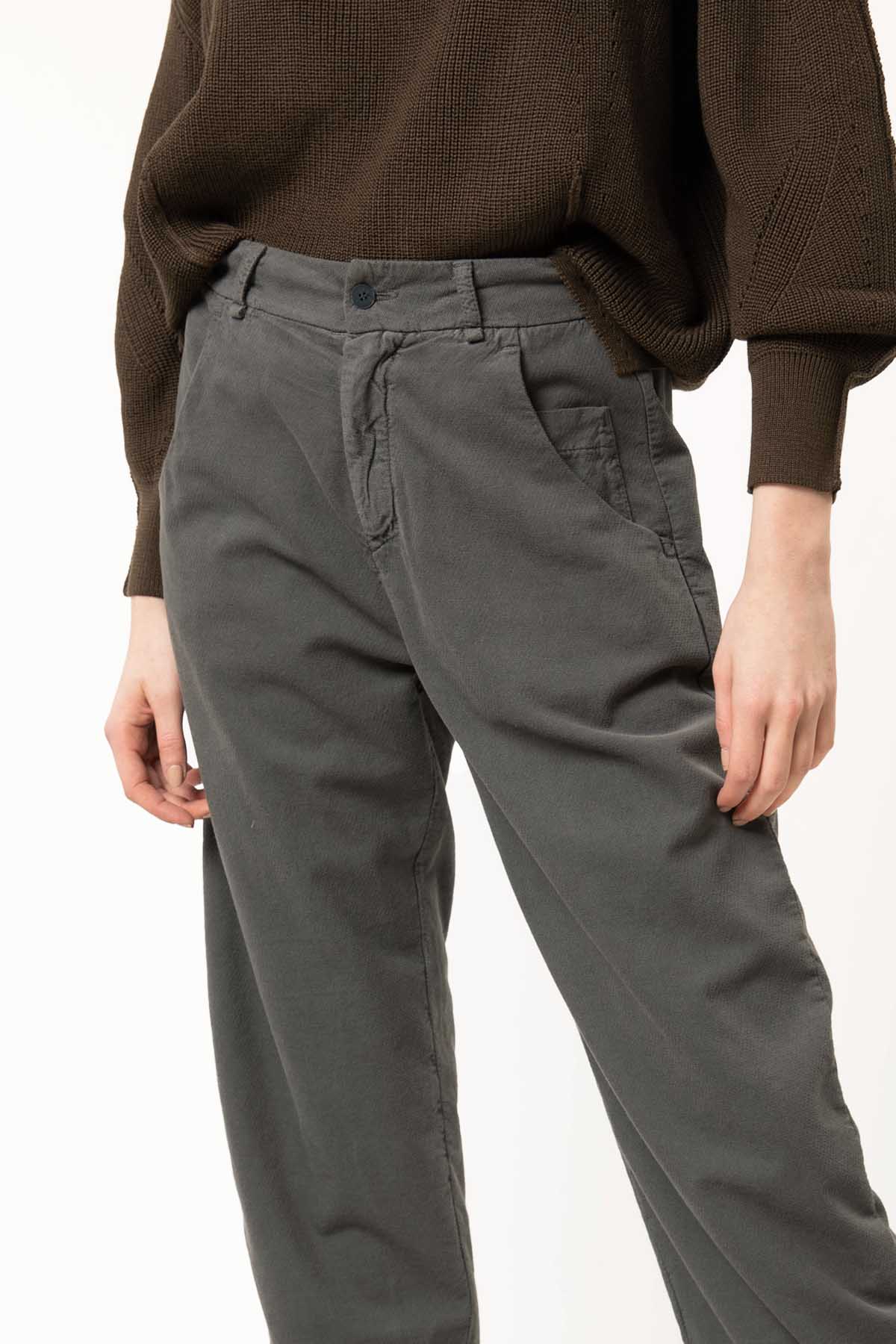 Transit Yüksek Bel Crop Paça Pantolon-Libas Trendy Fashion Store