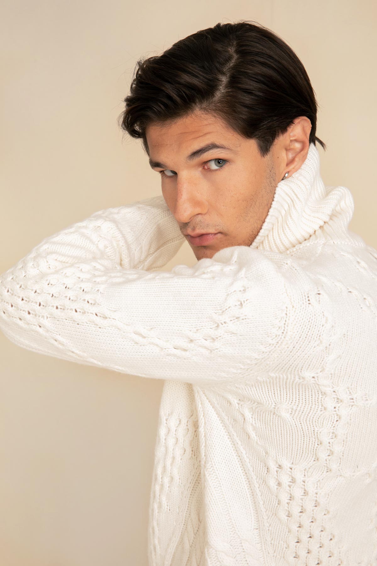 Dondup Balıkçı Yaka Saç Örgü Triko-Libas Trendy Fashion Store