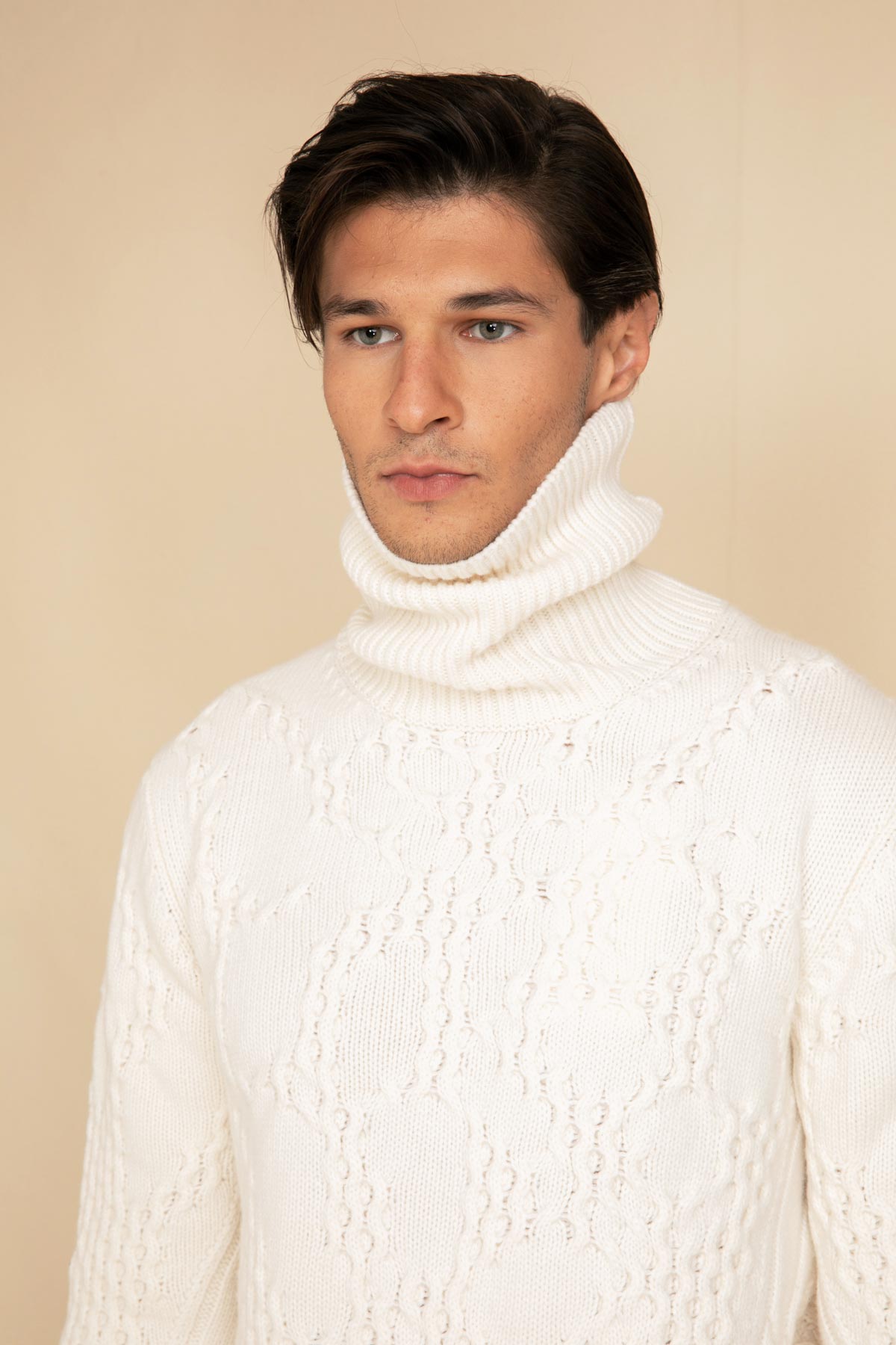 Dondup Balıkçı Yaka Saç Örgü Triko-Libas Trendy Fashion Store