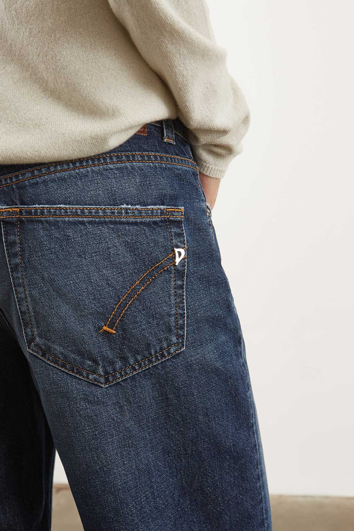 Dondup Jade Cropped Loose Fit Jeans-Libas Trendy Fashion Store