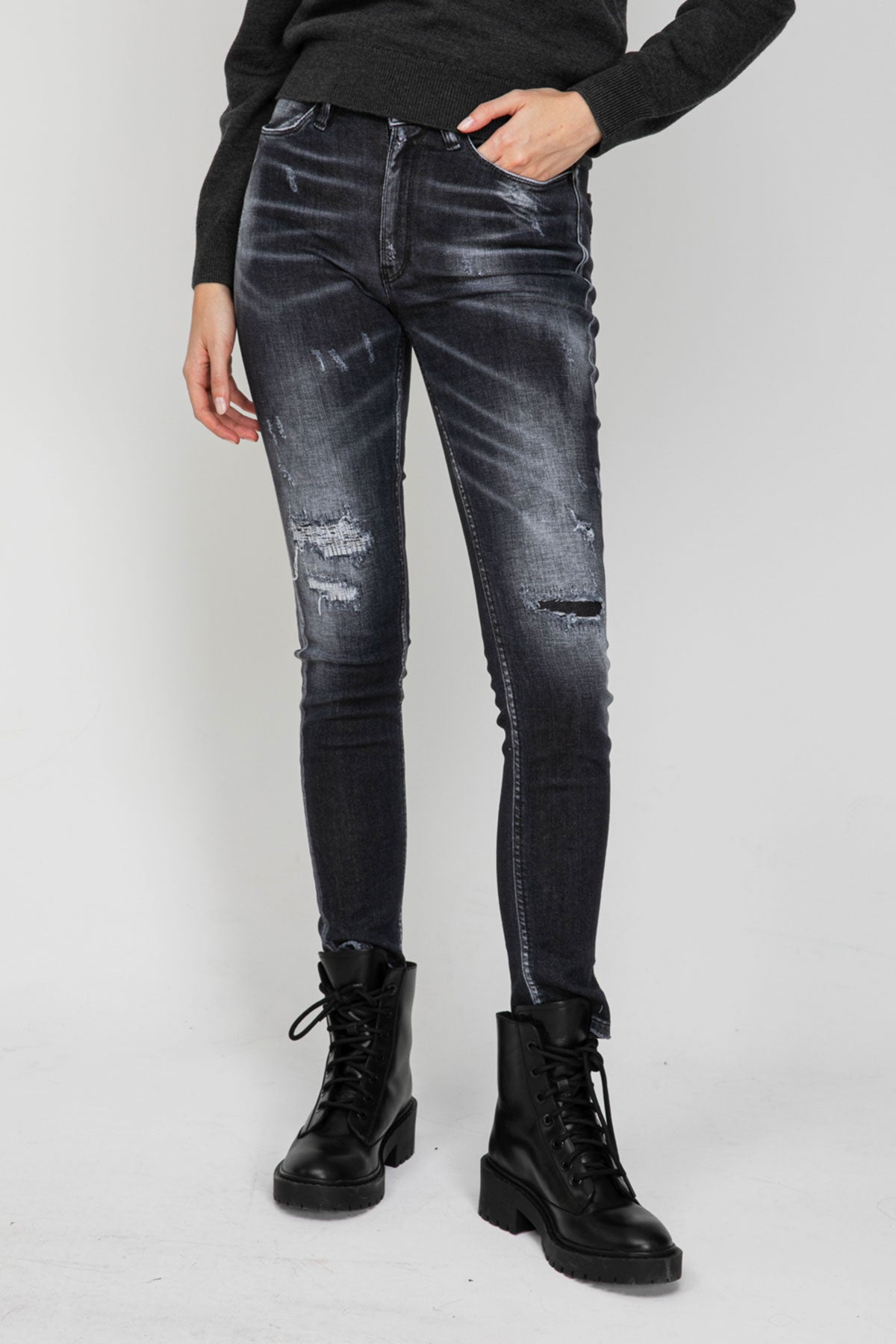 Dondup Iris Super Skinny Fit Jeans-Libas Trendy Fashion Store