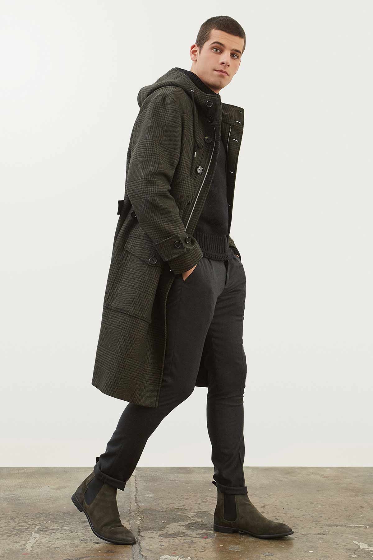 Dondup Ekoseli Kaban-Libas Trendy Fashion Store