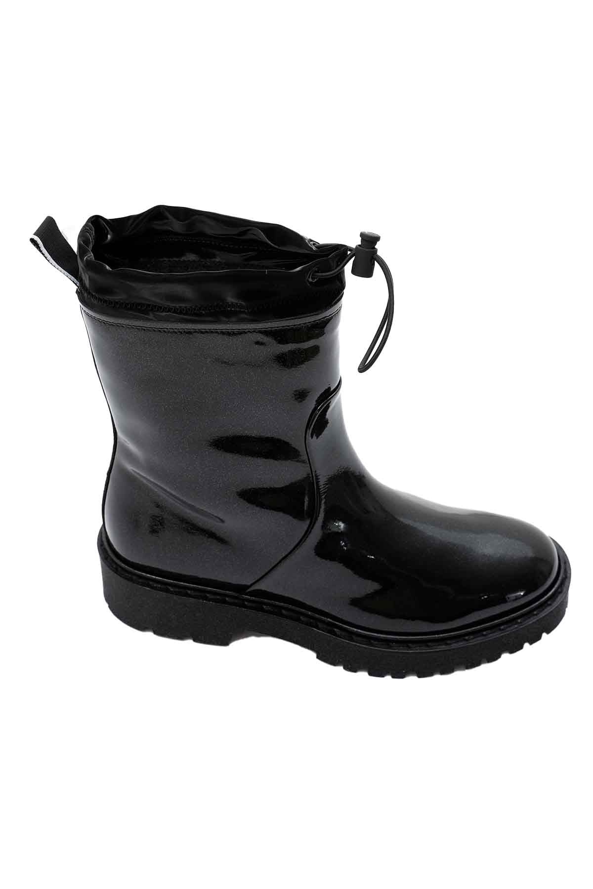 Hogan Parlak Simli Rugan Bot-Libas Trendy Fashion Store