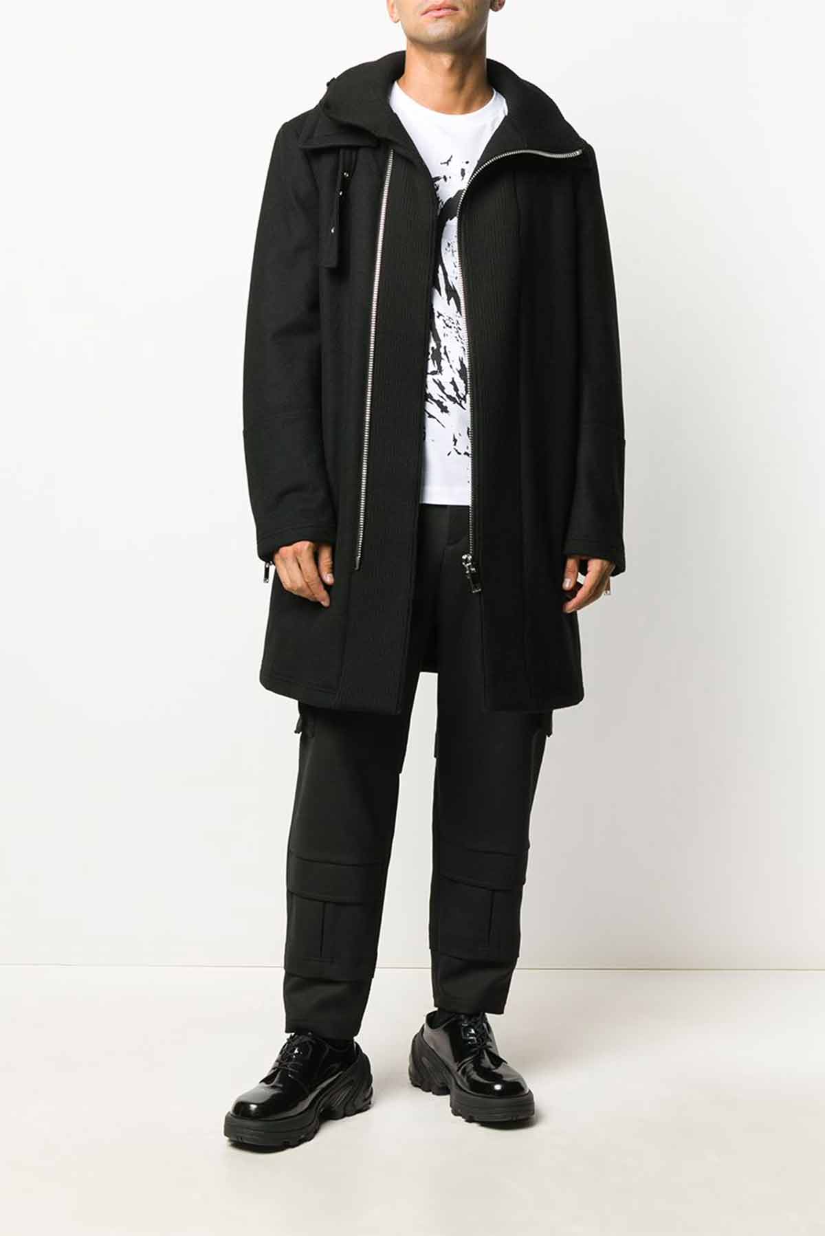 Les Hommes Geniş Yakalı Yün Kaban-Libas Trendy Fashion Store