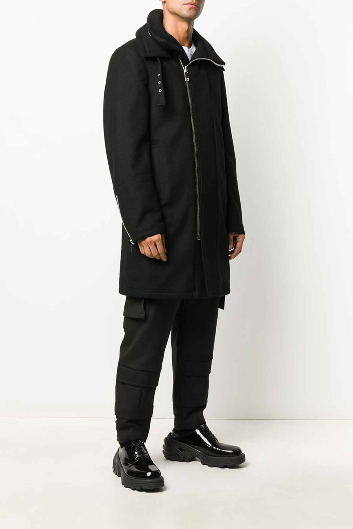 Les Hommes Geniş Yakalı Yün Kaban-Libas Trendy Fashion Store