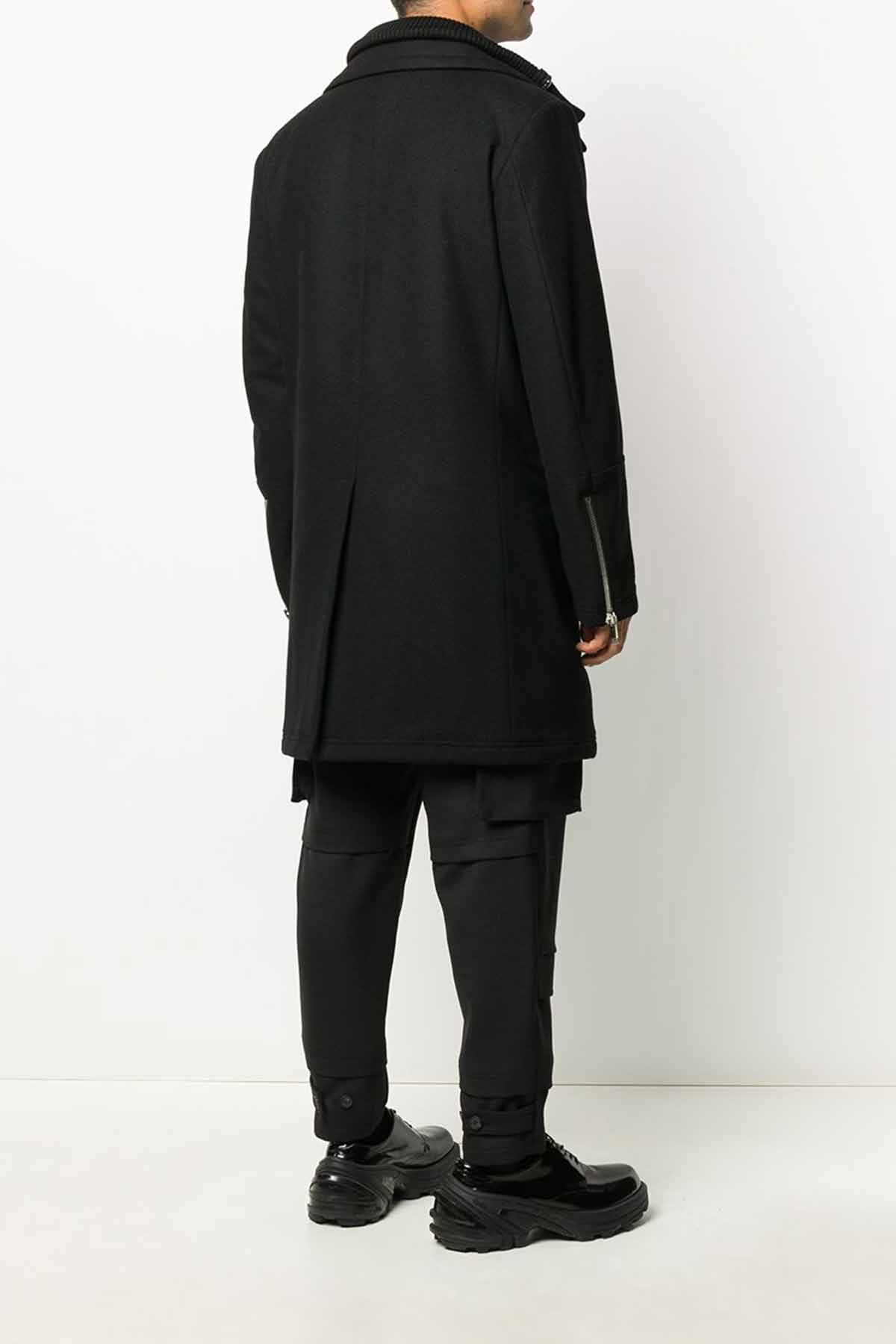 Les Hommes Geniş Yakalı Yün Kaban-Libas Trendy Fashion Store