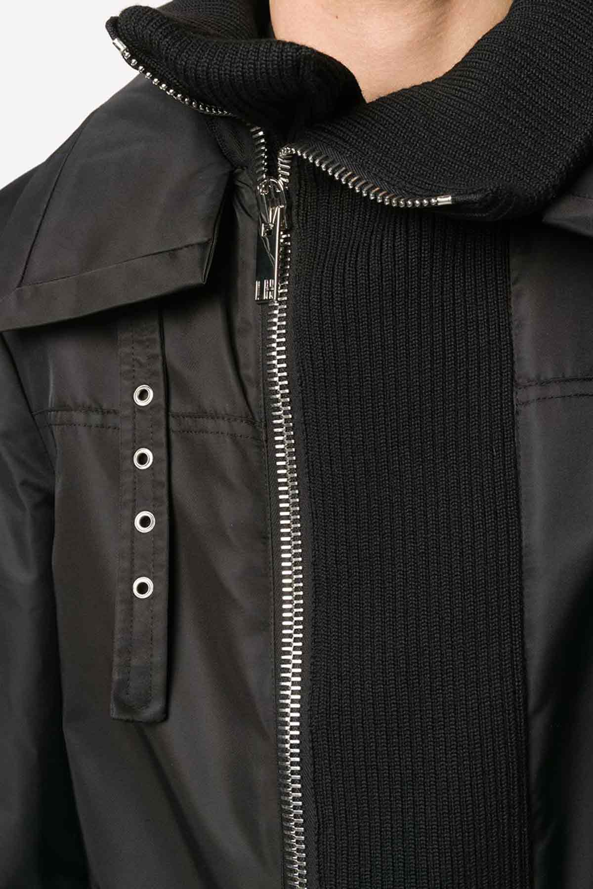 Les Hommes Triko Yaka ve Pat Detaylı Kaban-Libas Trendy Fashion Store