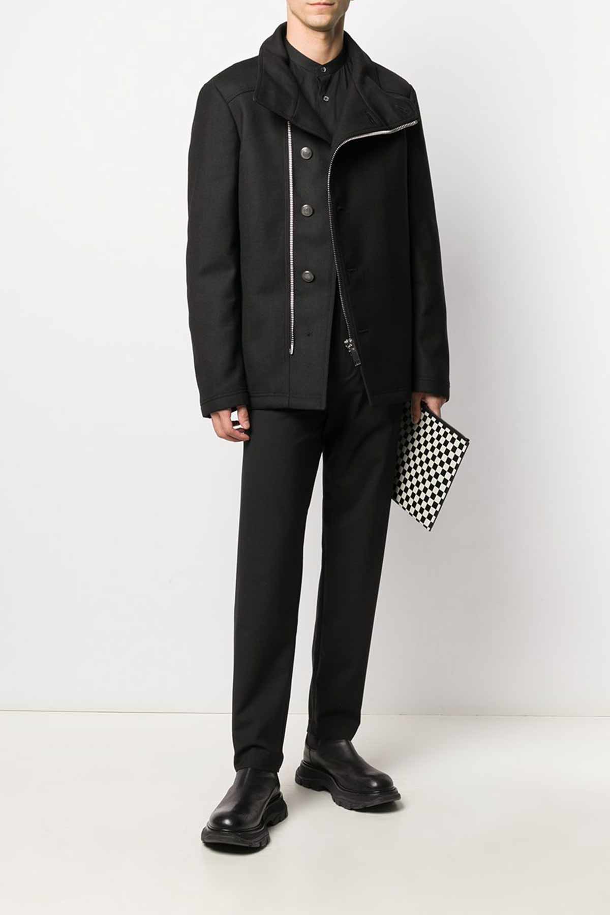 Les Hommes Deri Yaka Kaban-Libas Trendy Fashion Store