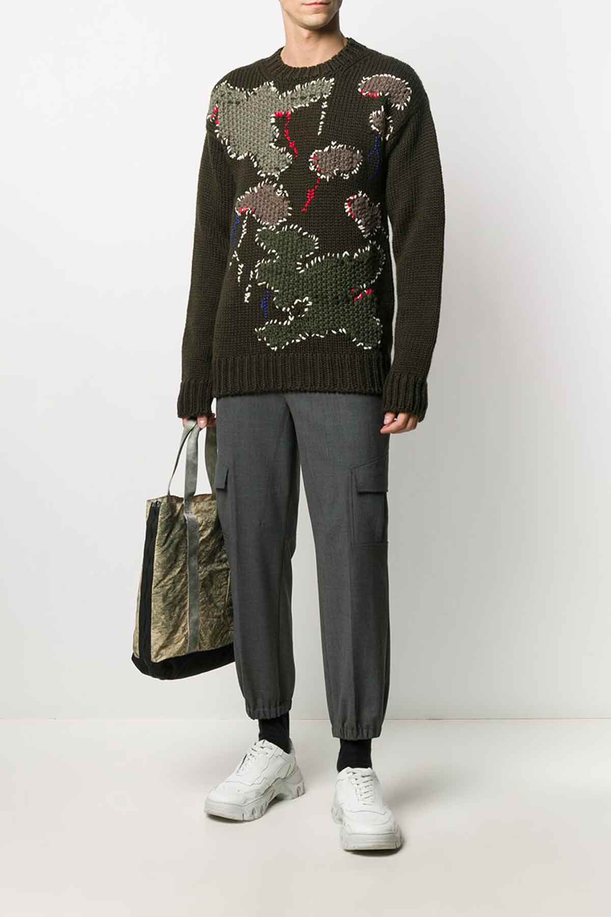 Les Hommes Patchwork Triko-Libas Trendy Fashion Store