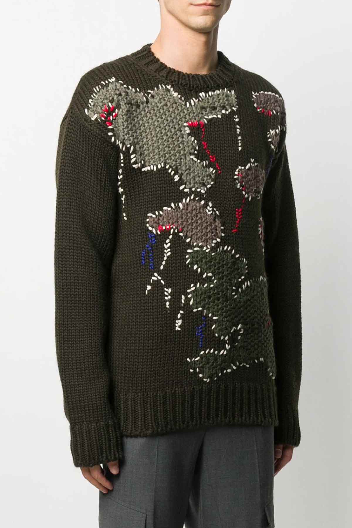 Les Hommes Patchwork Triko-Libas Trendy Fashion Store