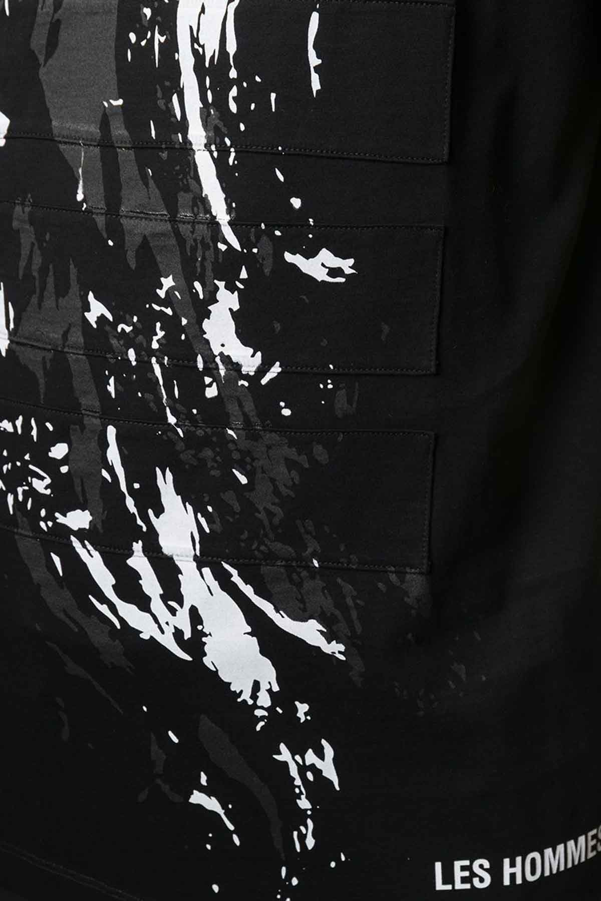 Les Hommes Boya Efektli T-shirt-Libas Trendy Fashion Store