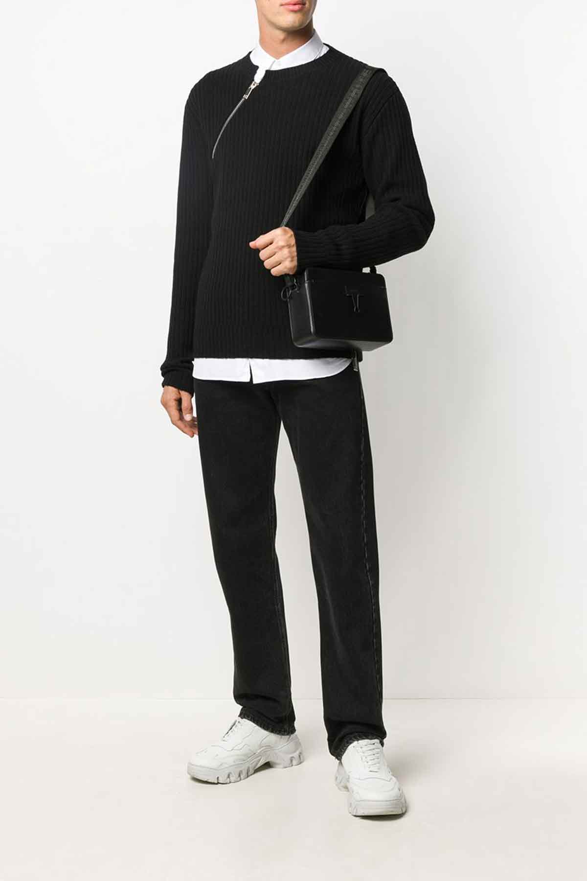 Les Hommes Fermuar Detaylı Yaka Triko-Libas Trendy Fashion Store