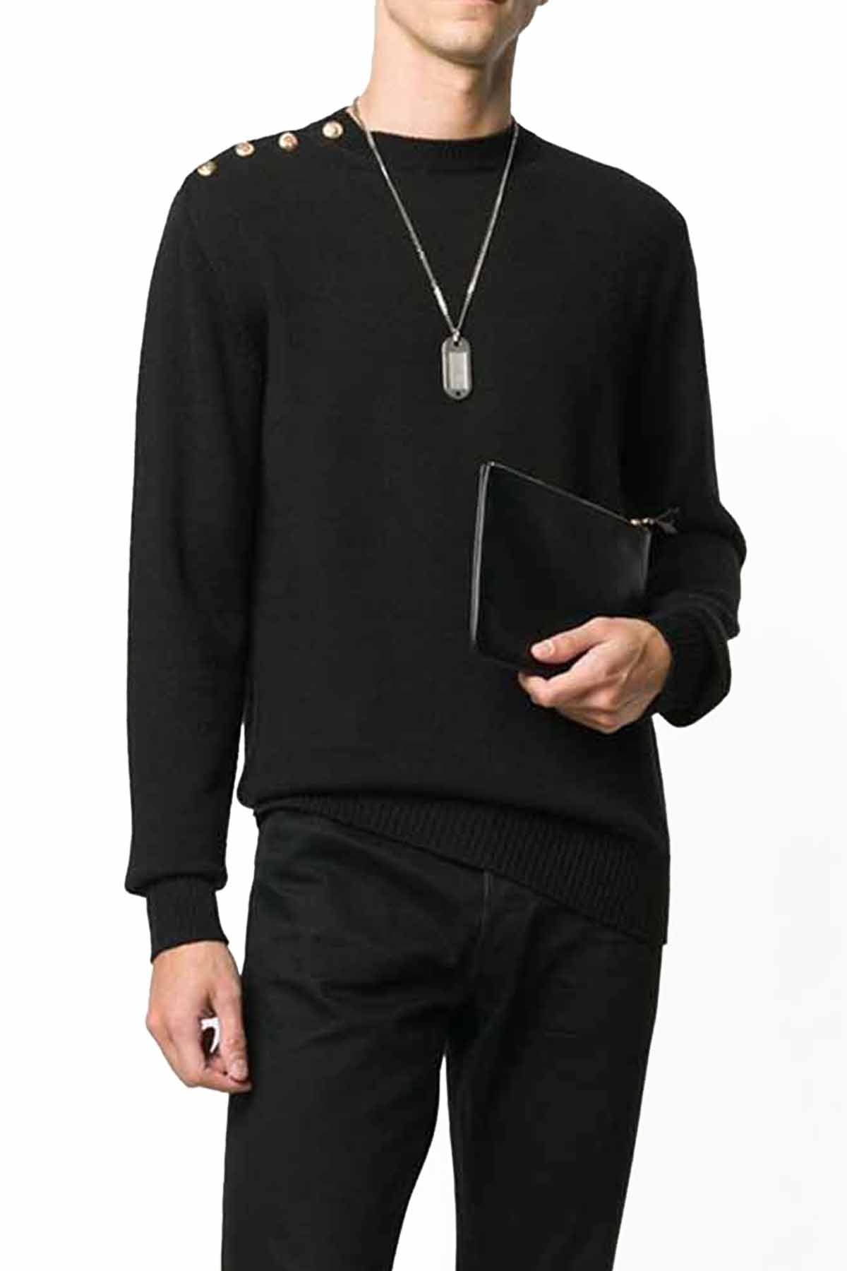 Les Hommes Düğmeli Yaka Triko-Libas Trendy Fashion Store