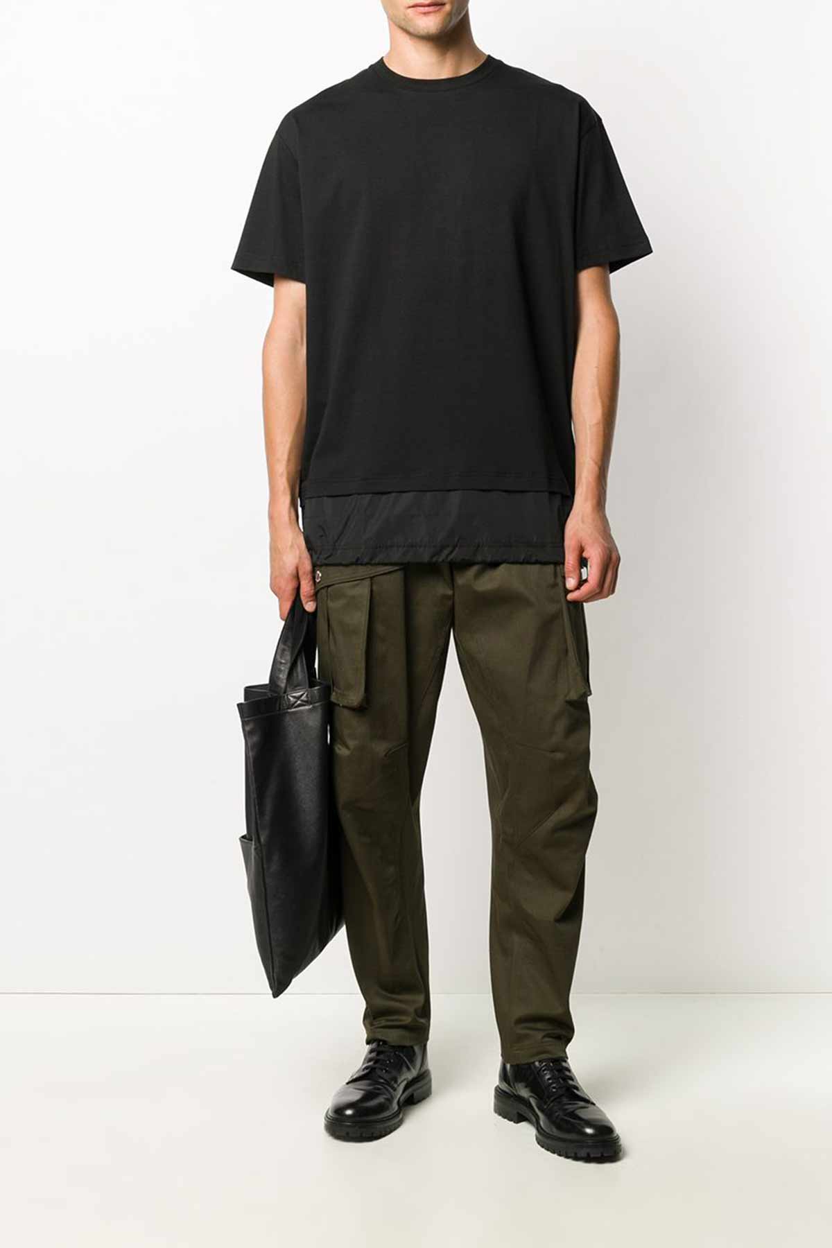 Les Hommes Büzgü Detaylı T-shirt-Libas Trendy Fashion Store